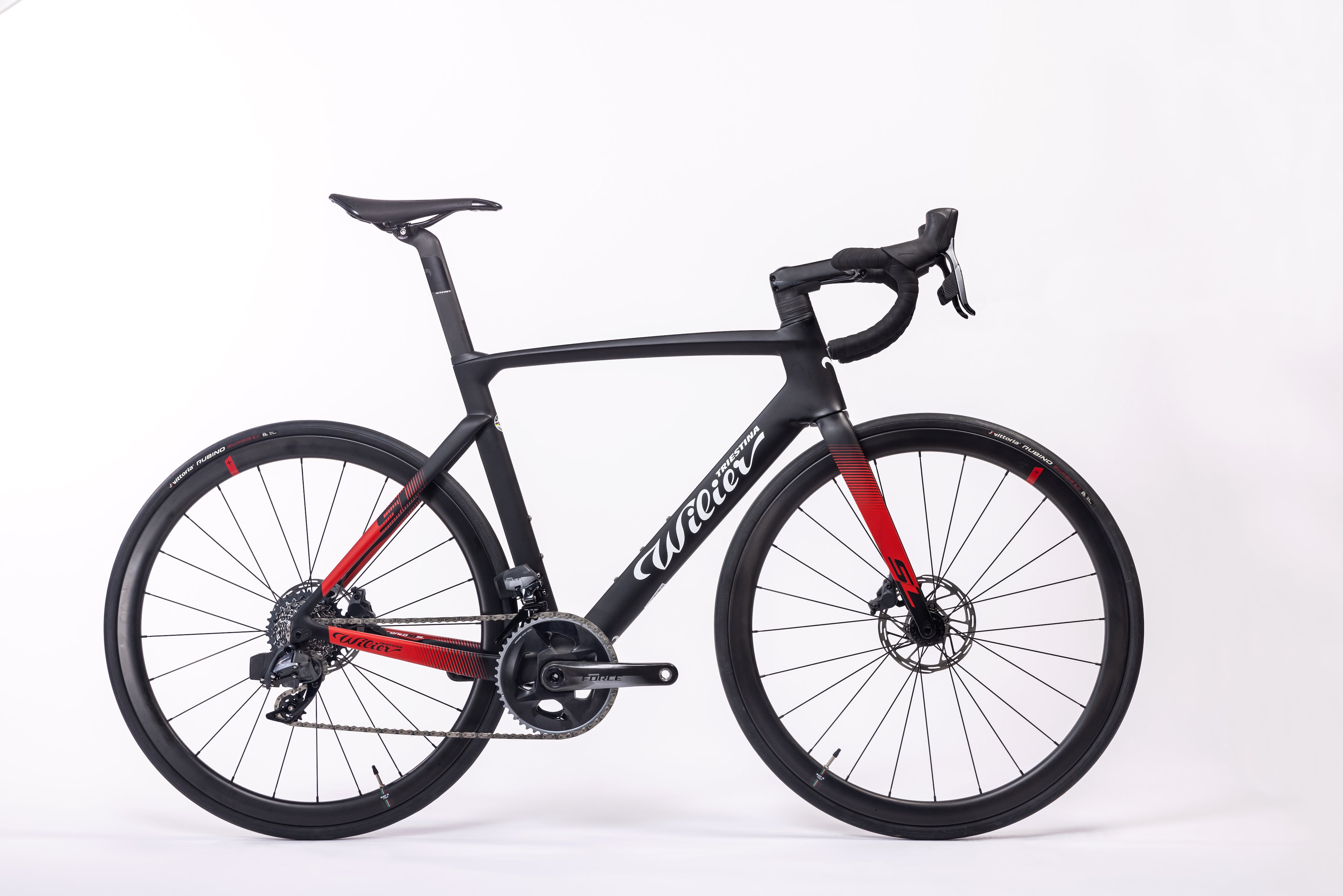 Dviratis Wilier Cento10 SL Force AXS NDR38 / Black Red