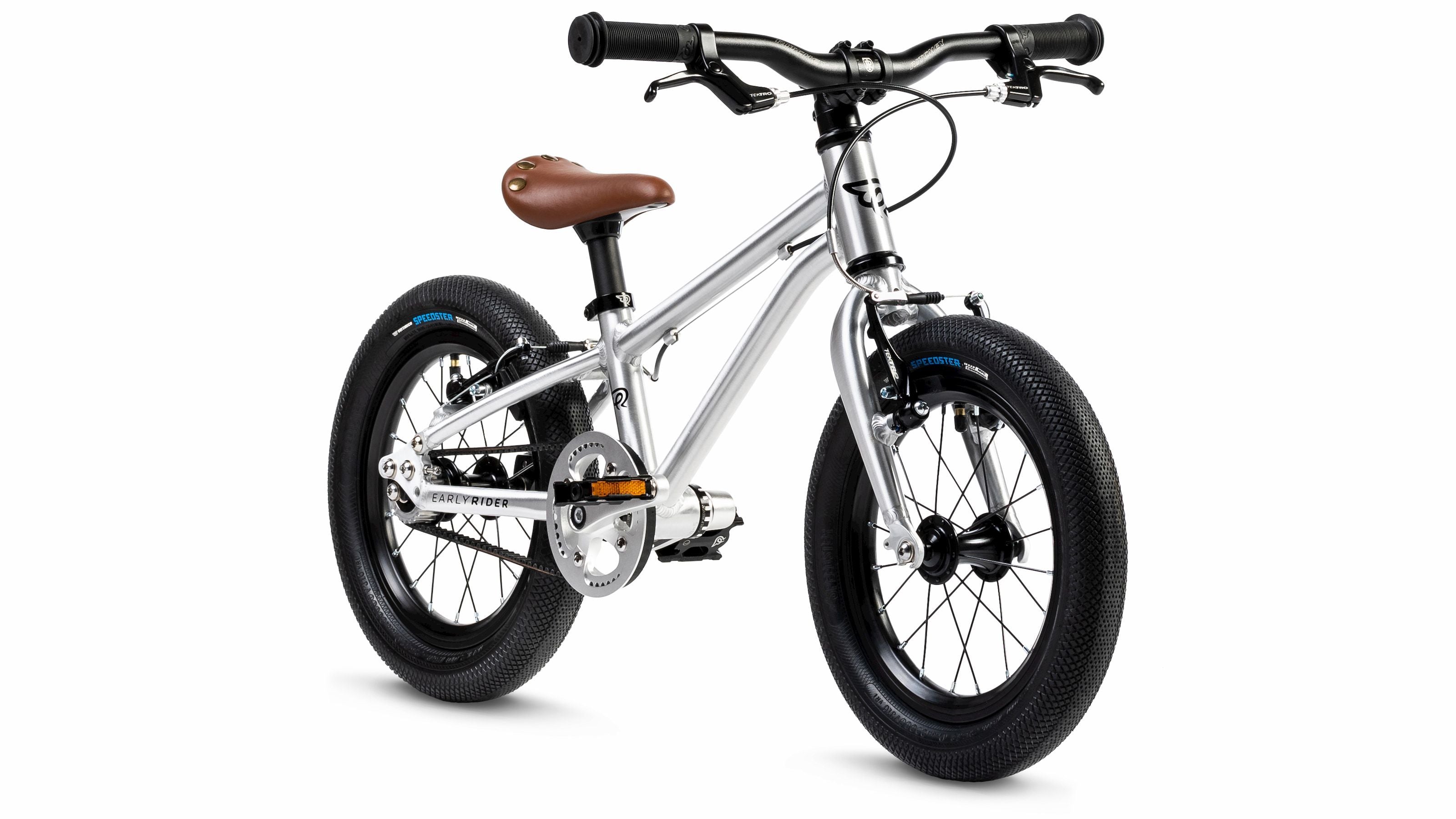 Vaikiškas dviratis Early Rider Belter 14" / Brushed Aluminium