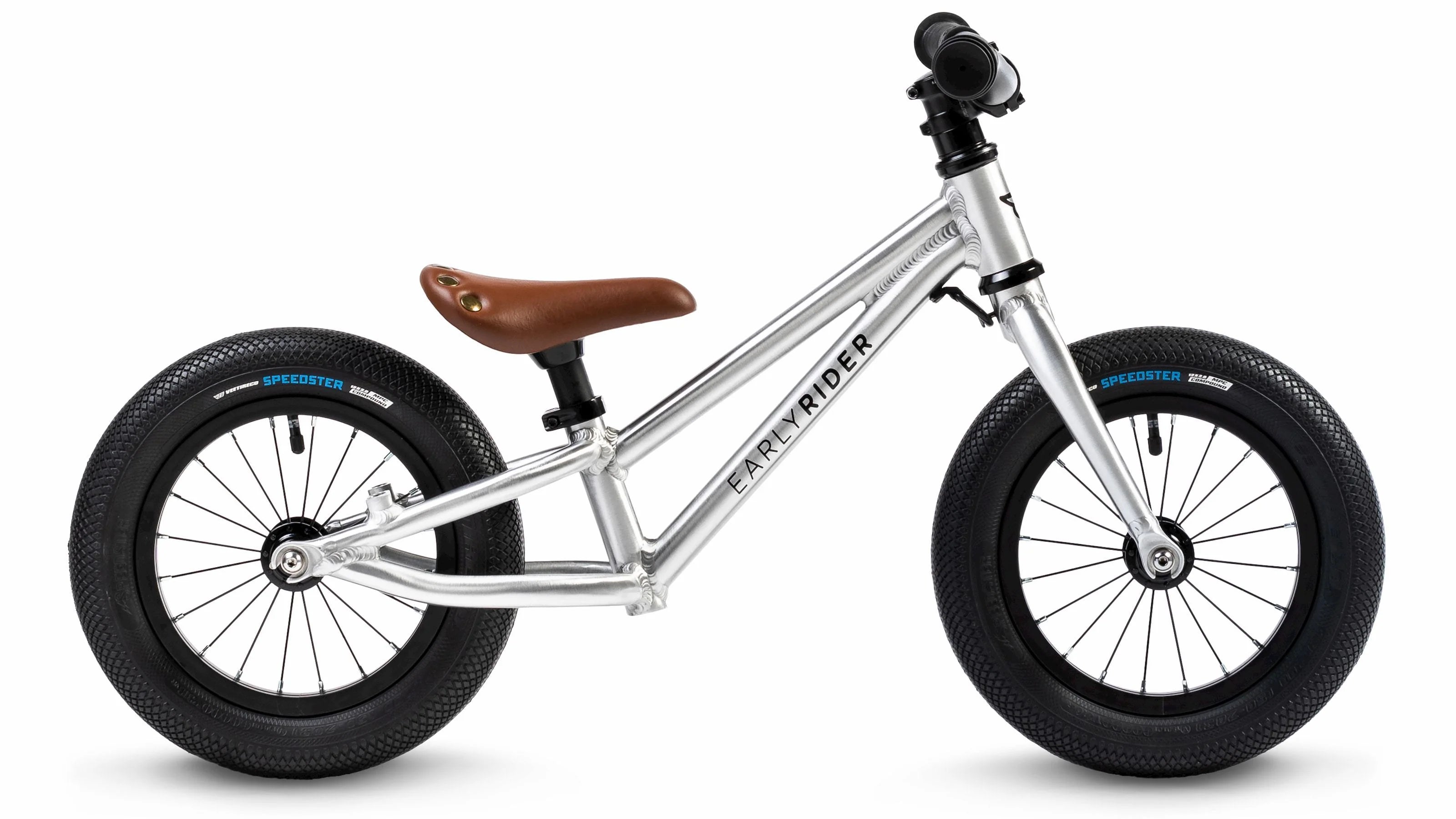 Vaikiškas balansinis dviratis Early Rider Charger 12 / Brushed Aluminium