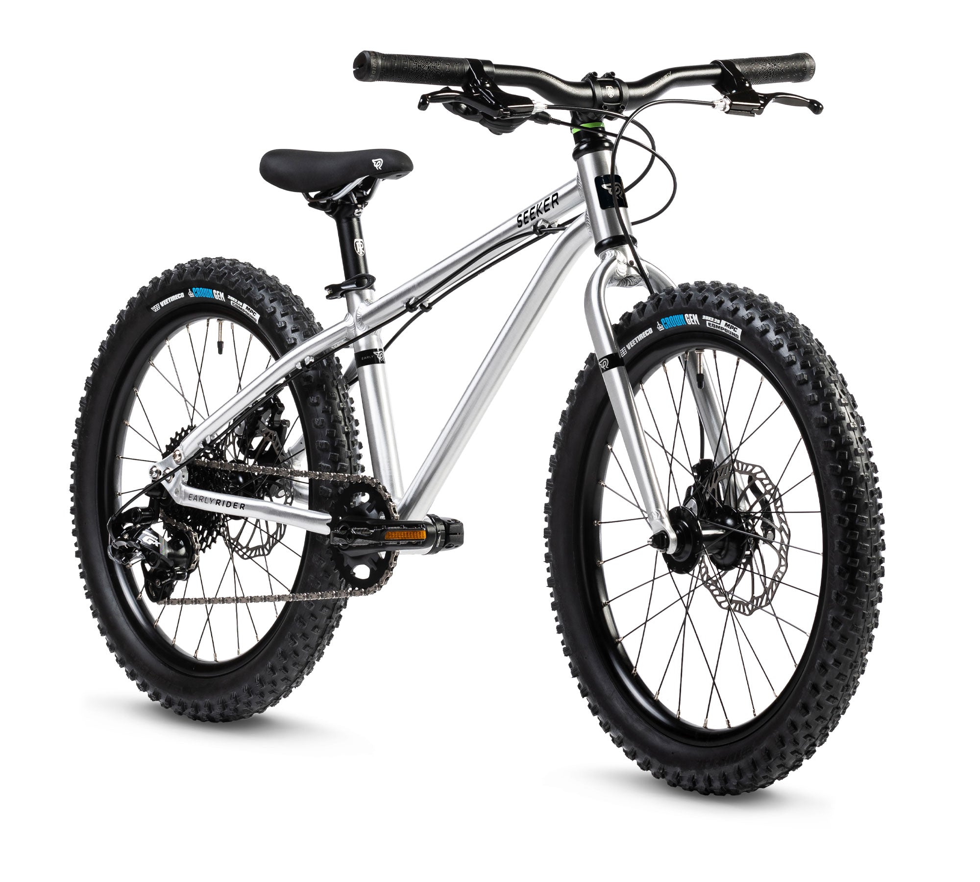 Vaikiškas dviratis Early Rider Seeker 20" / Brushed Aluminium