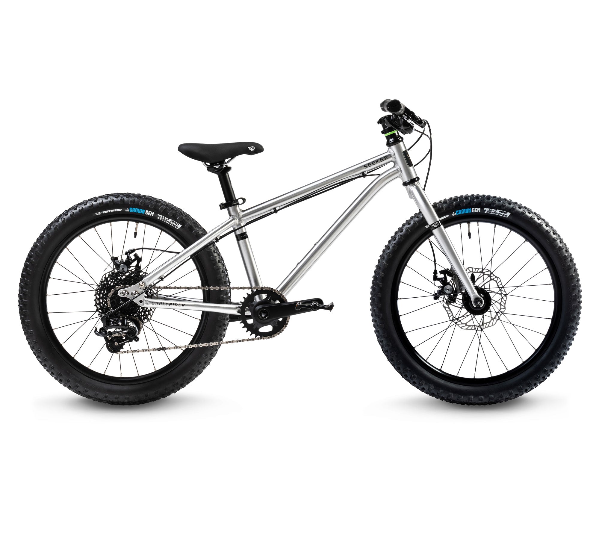 Vaikiškas dviratis Early Rider Seeker 20" / Brushed Aluminium