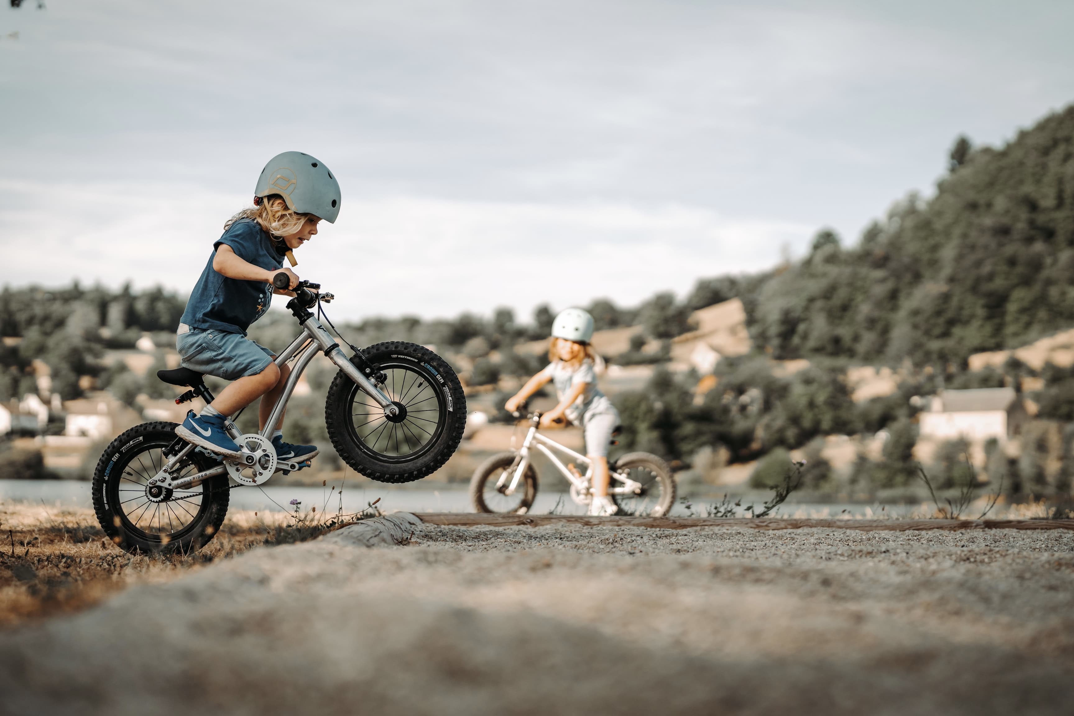 Vaikiškas dviratis Early Rider Seeker 14" / Brushed Aluminium