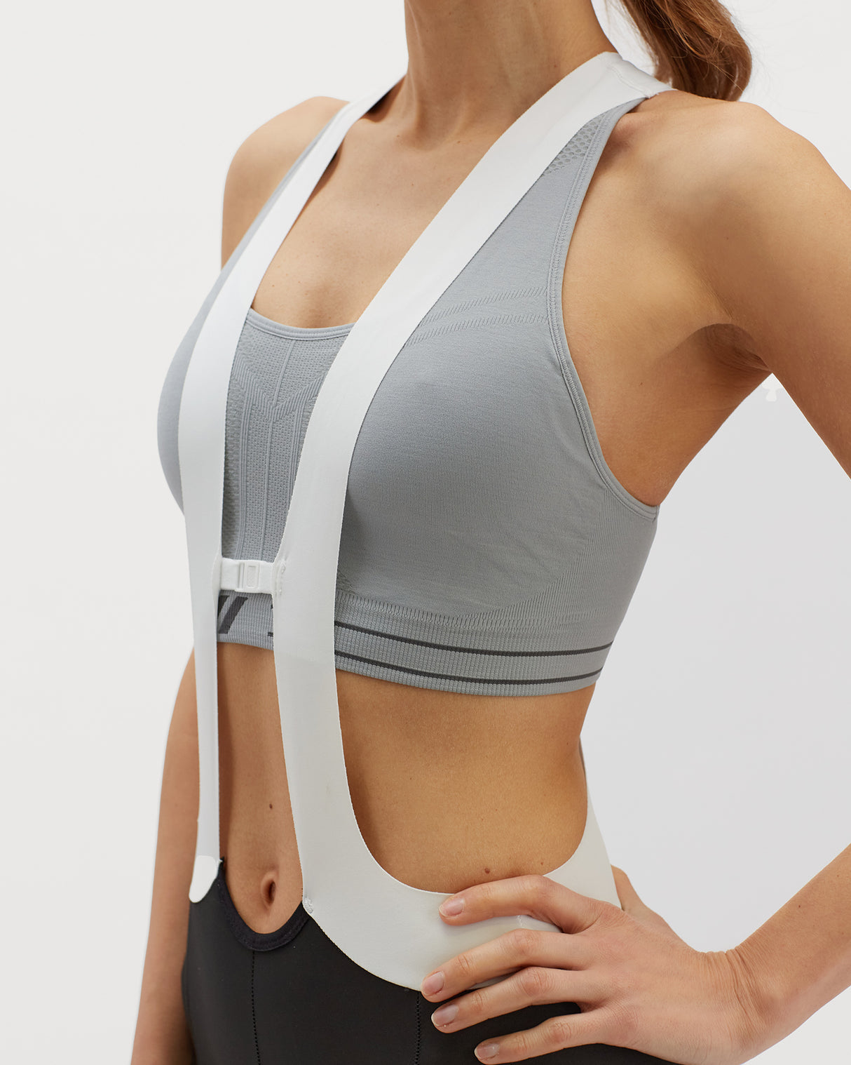 Moteriški šortai su paminkštinimu Silvini Santerno / Black White