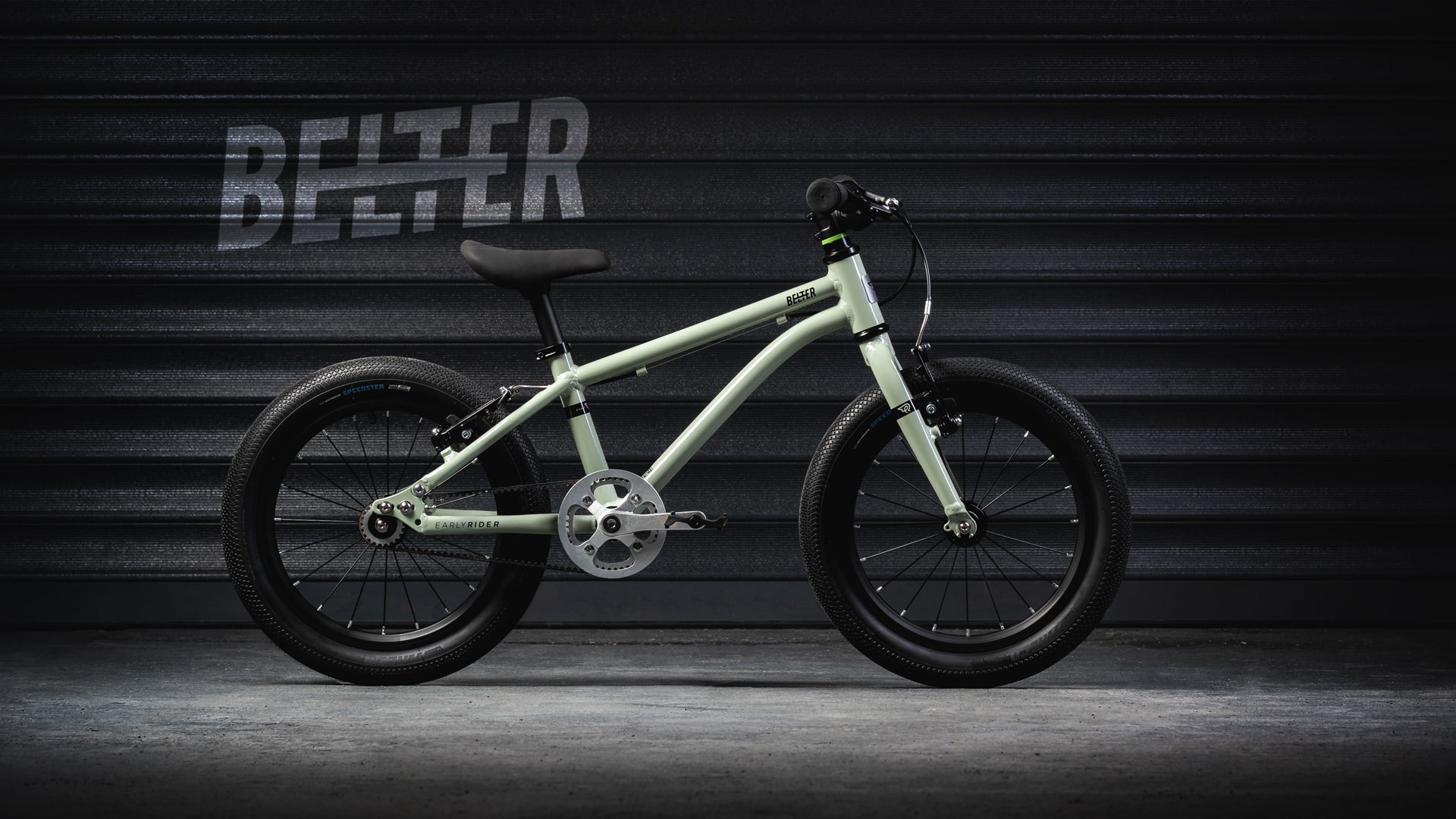 Vaikiškas dviratis Early Rider Belter 16" / Sage Green
