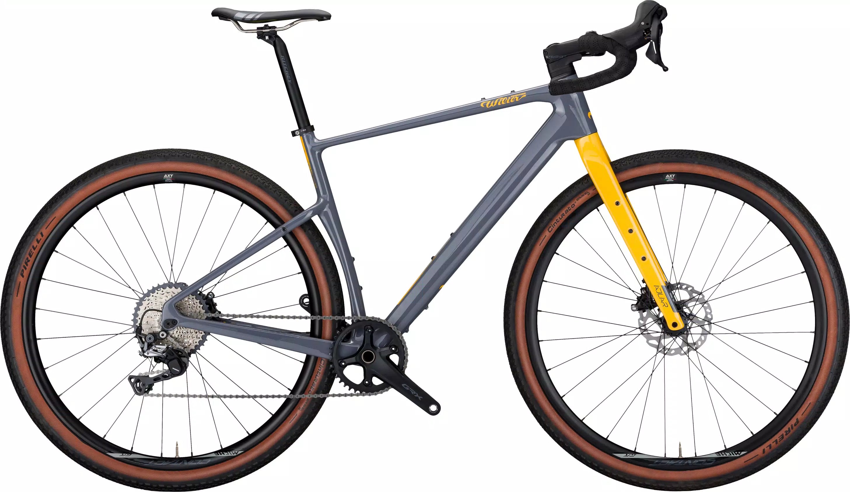 Dviratis Wilier Adlar GRX 1x12 / Grey Yellow