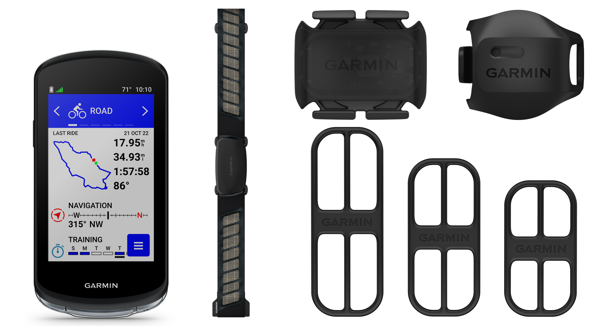 Dviračio kompiuterio komplektas Garmin Edge 1040 Bundle