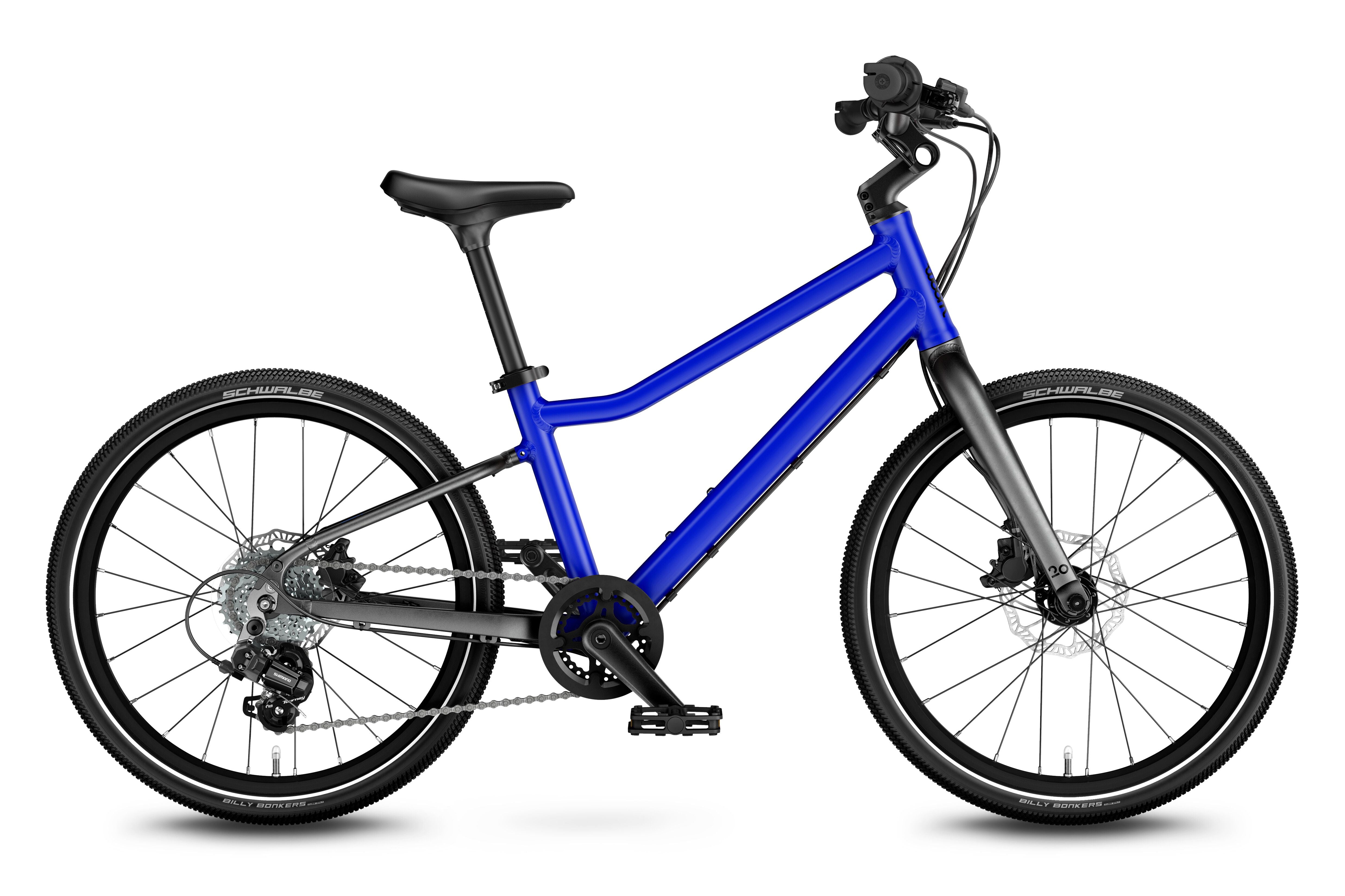Vaikiškas dviratis Woom EXPLORER 4 / Magnetic Blue