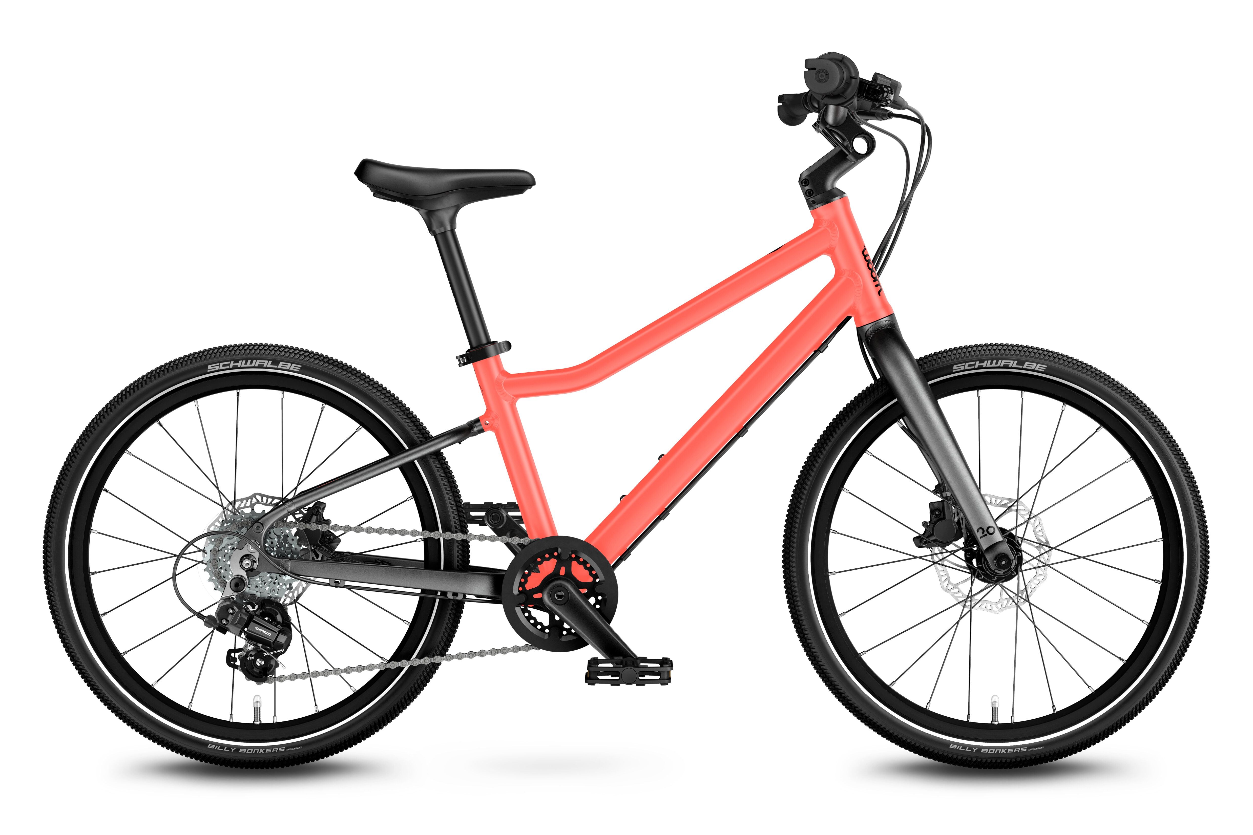 Vaikiškas dviratis Woom EXPLORER 4 / Neon Coral