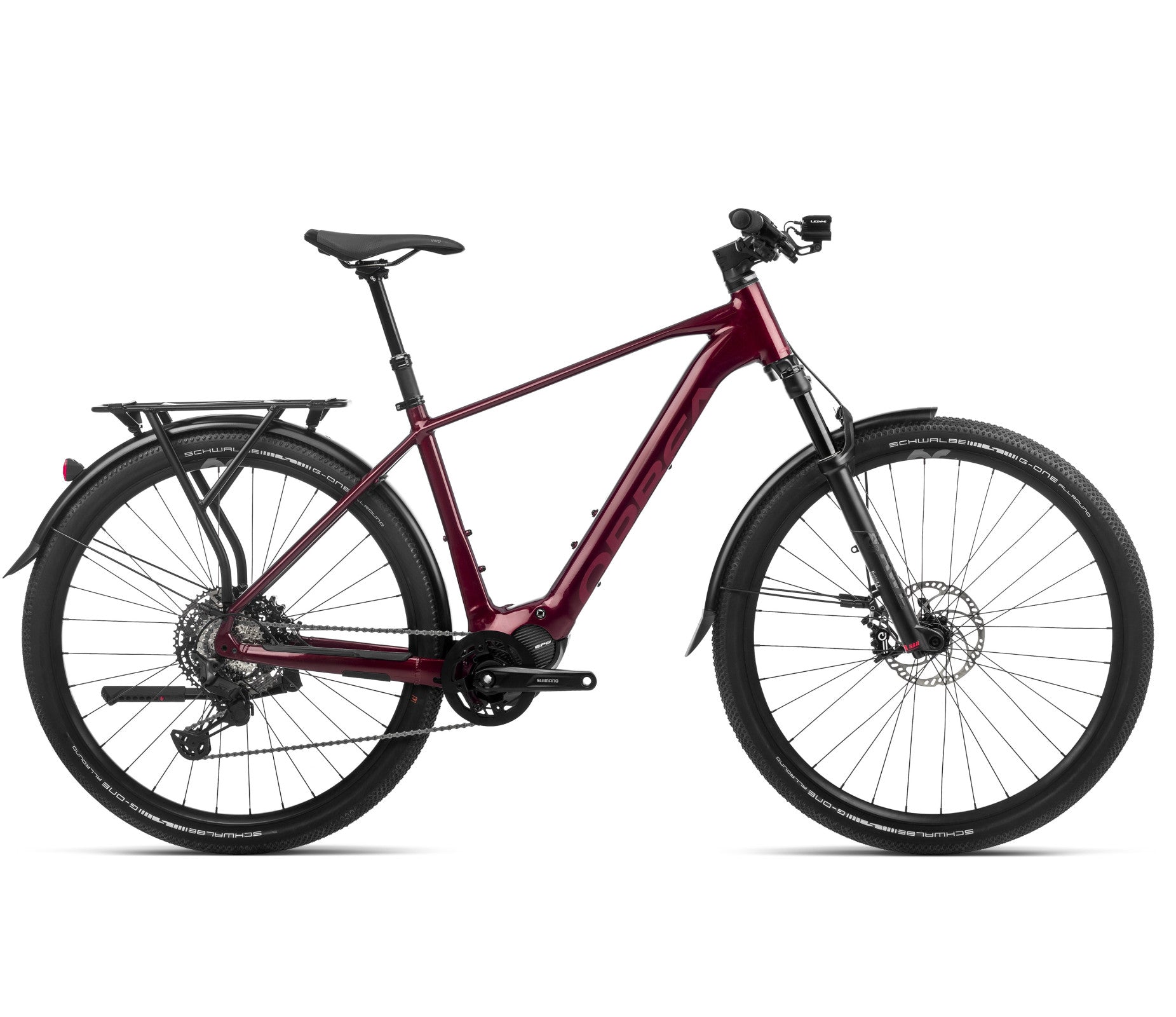 Elektrinis dviratis Orbea KEMEN 10 / Dark Red (Gloss -Matt)