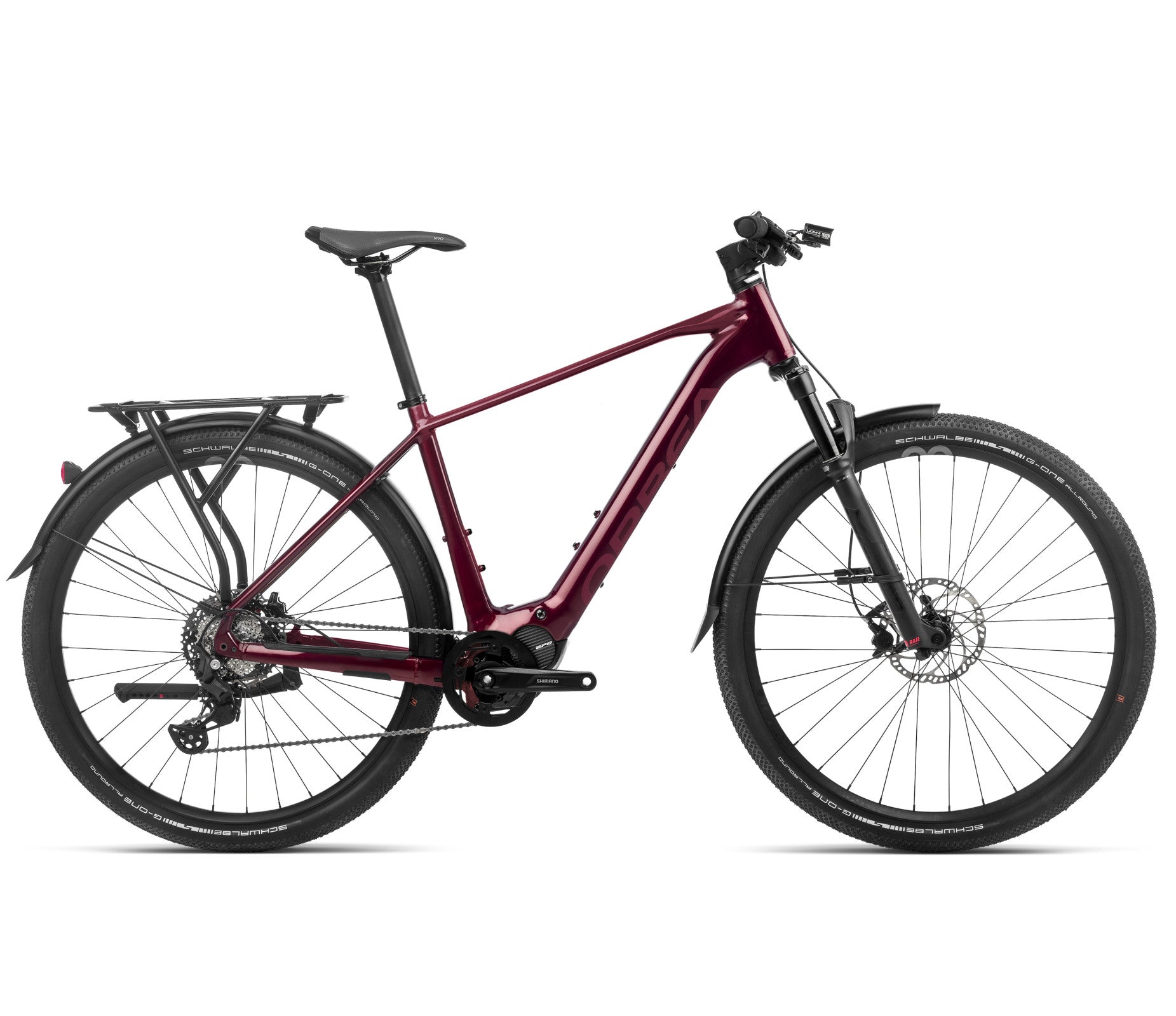 Elektrinis dviratis Orbea KEMEN 30 / Dark Red (Gloss -Matt)