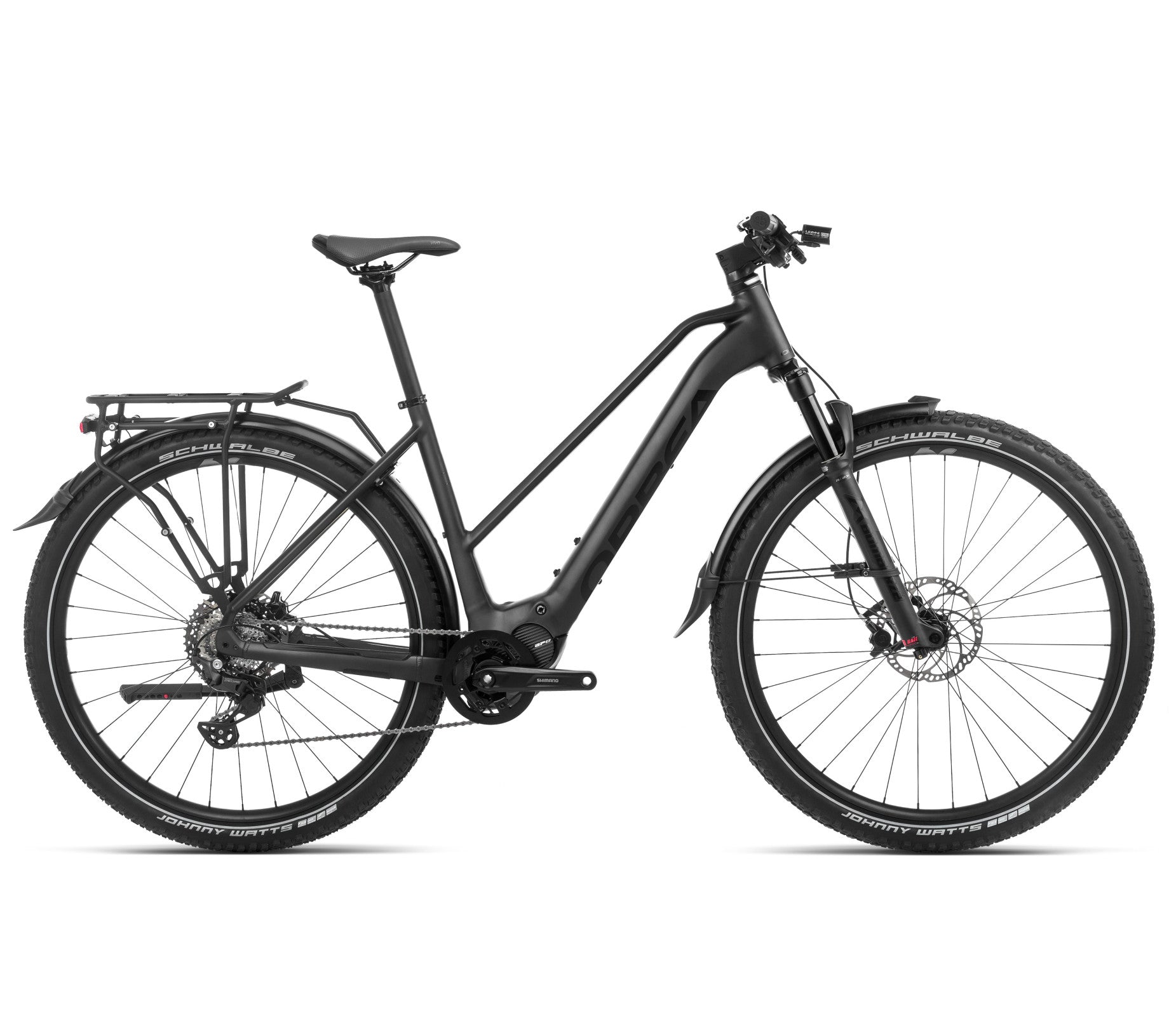 Elektrinis dviratis Orbea KEMEN MID SUV 30 / Metallic Night Black (Matt-Gloss)