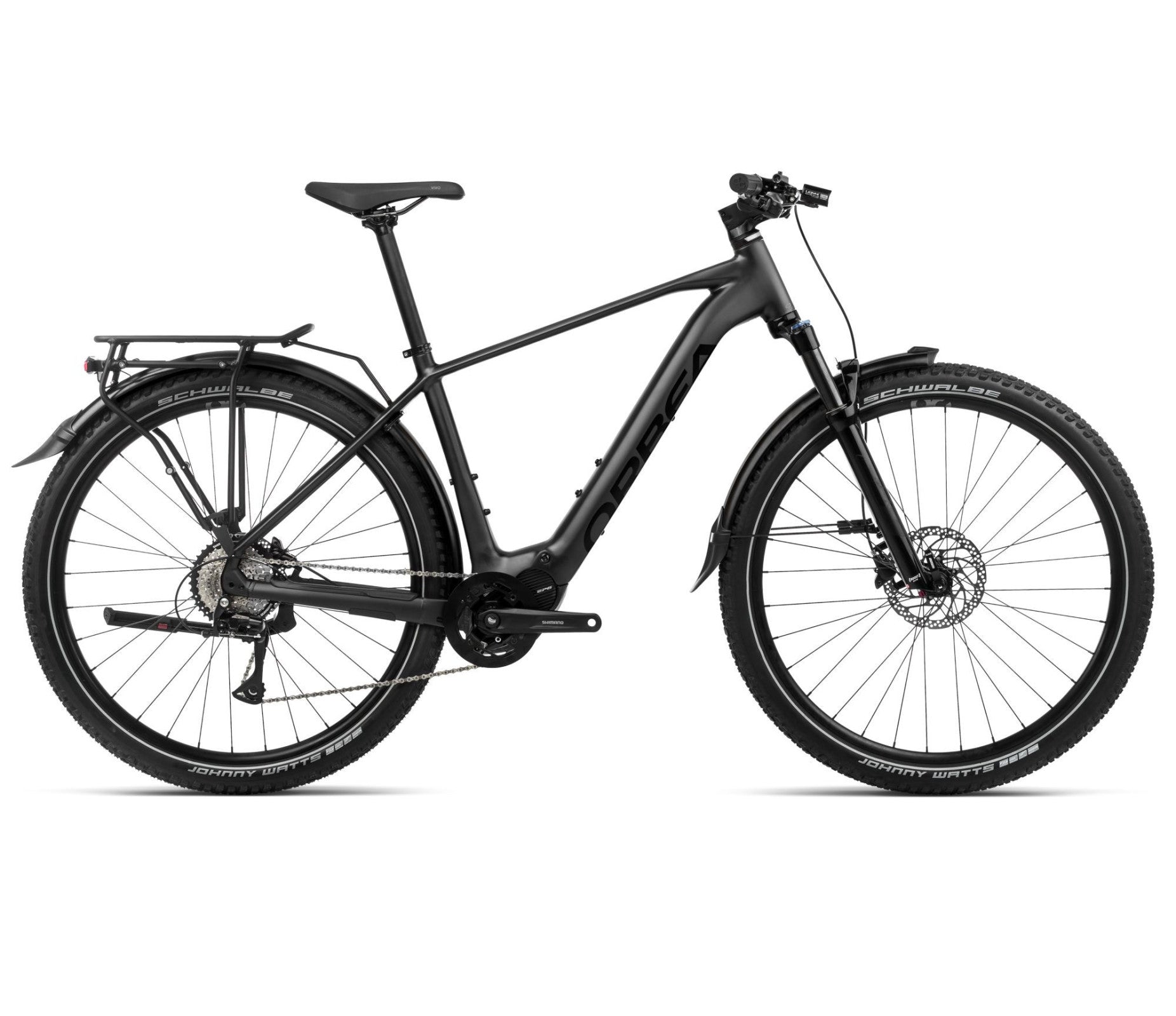 Elektrinis dviratis Orbea KEMEN SUV 40 28mph / Metallic Night Black (Matt-Gloss)