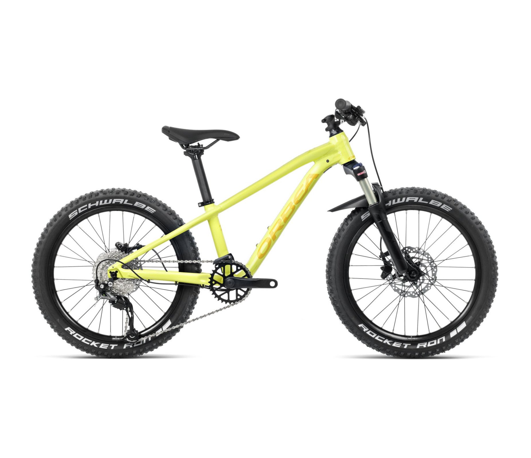 Vaikiškas dviratis Orbea LAUFEY 20 H30 / Spicy Lime - Corn Yellow (Gloss)
