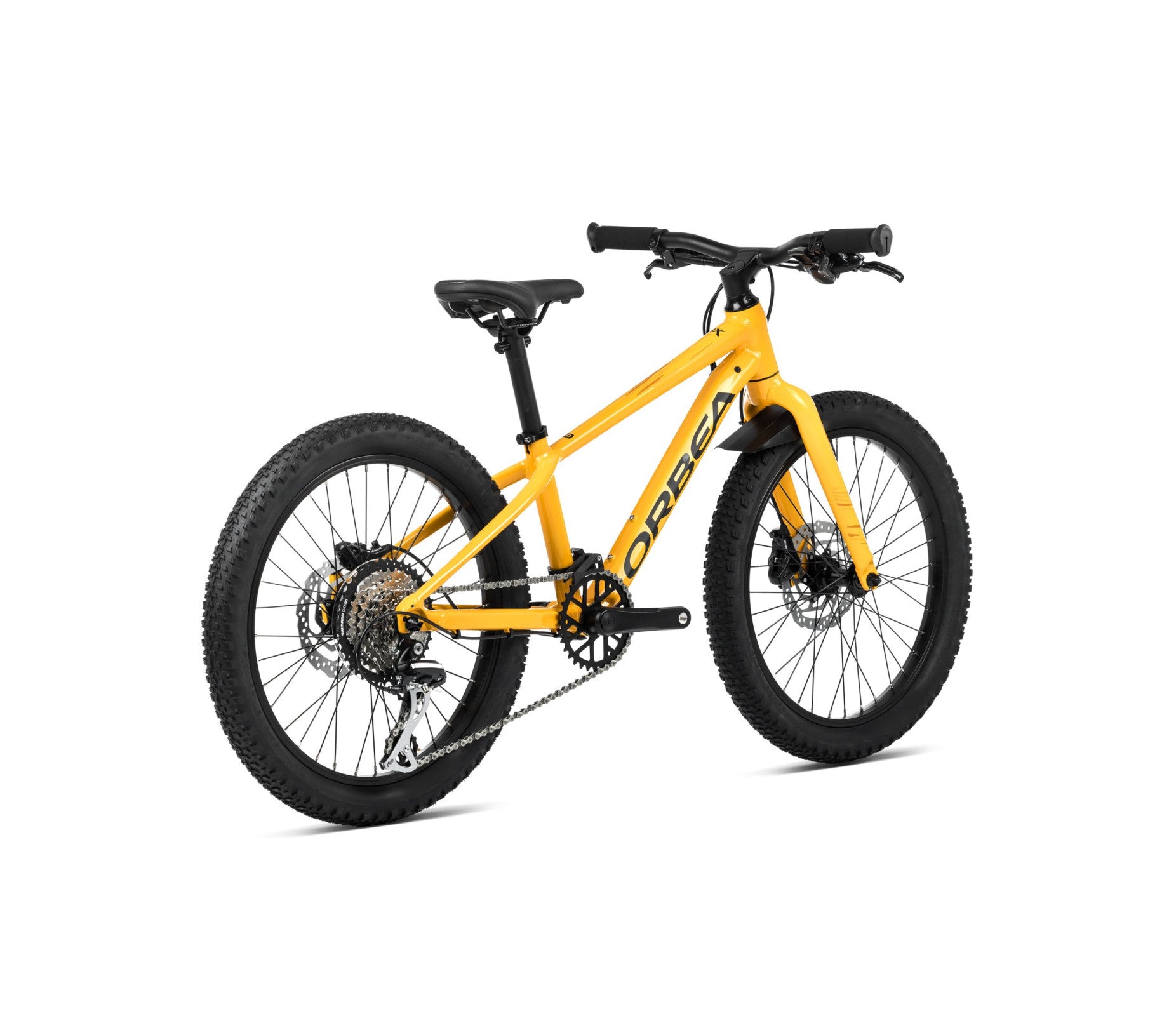 Vaikiškas dviratis Orbea MX 20 TEAM DISC / Mango (Gloss) - Black (Matt)