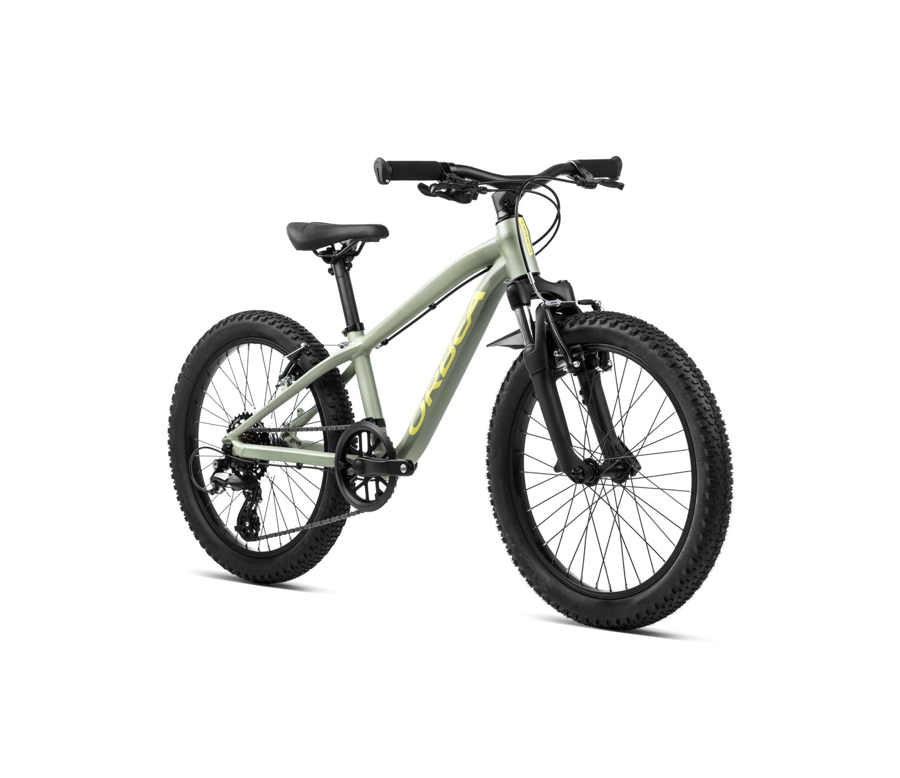 Vaikiškas dviratis Orbea MX 20 XC / Metallic Green Artichoke (Matt) - Yellow (Matt)