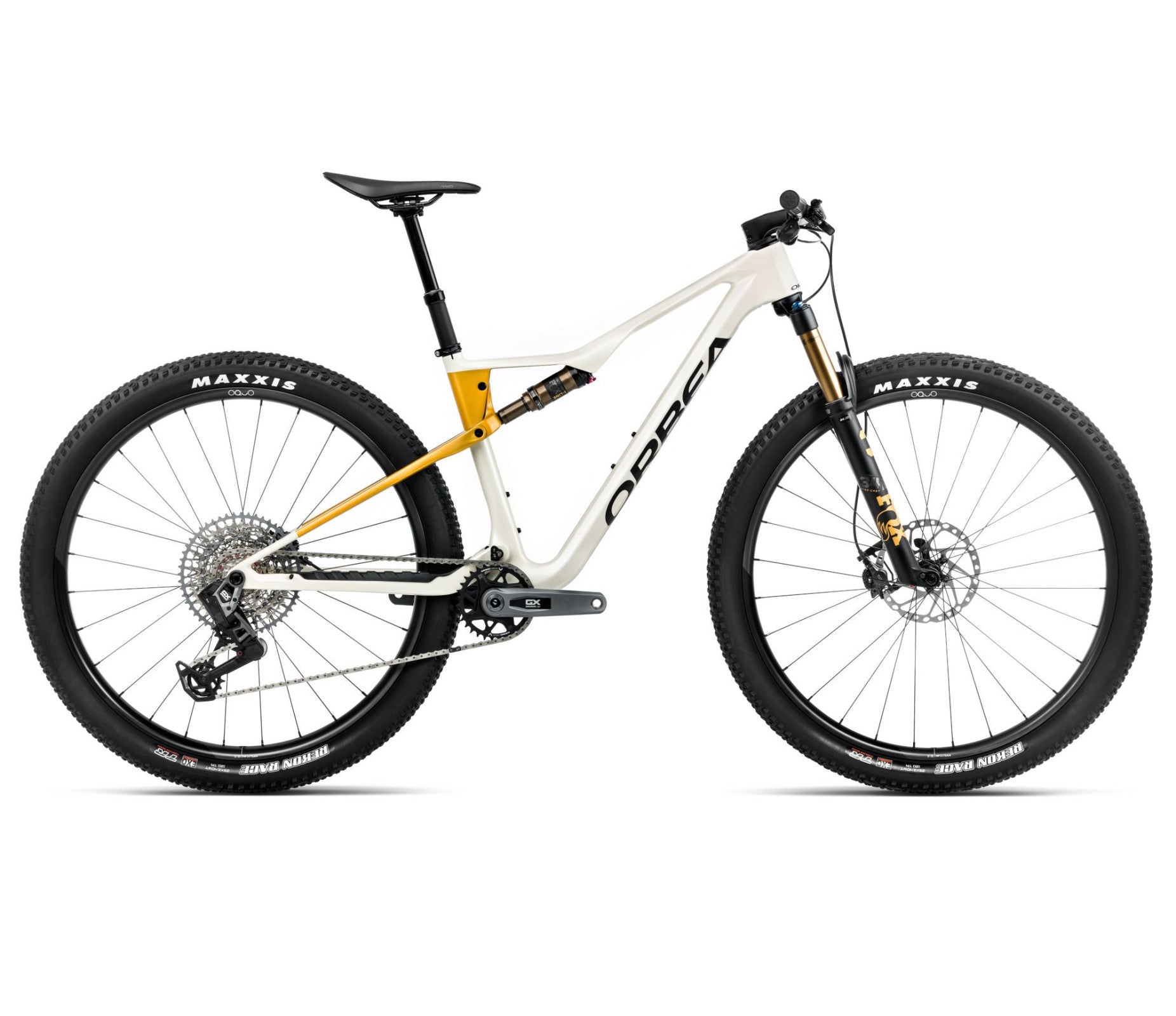 Dviratis Orbea OIZ M10 AXS / Ivory White (Gloss) - Bumblebee Yellow (Matt)