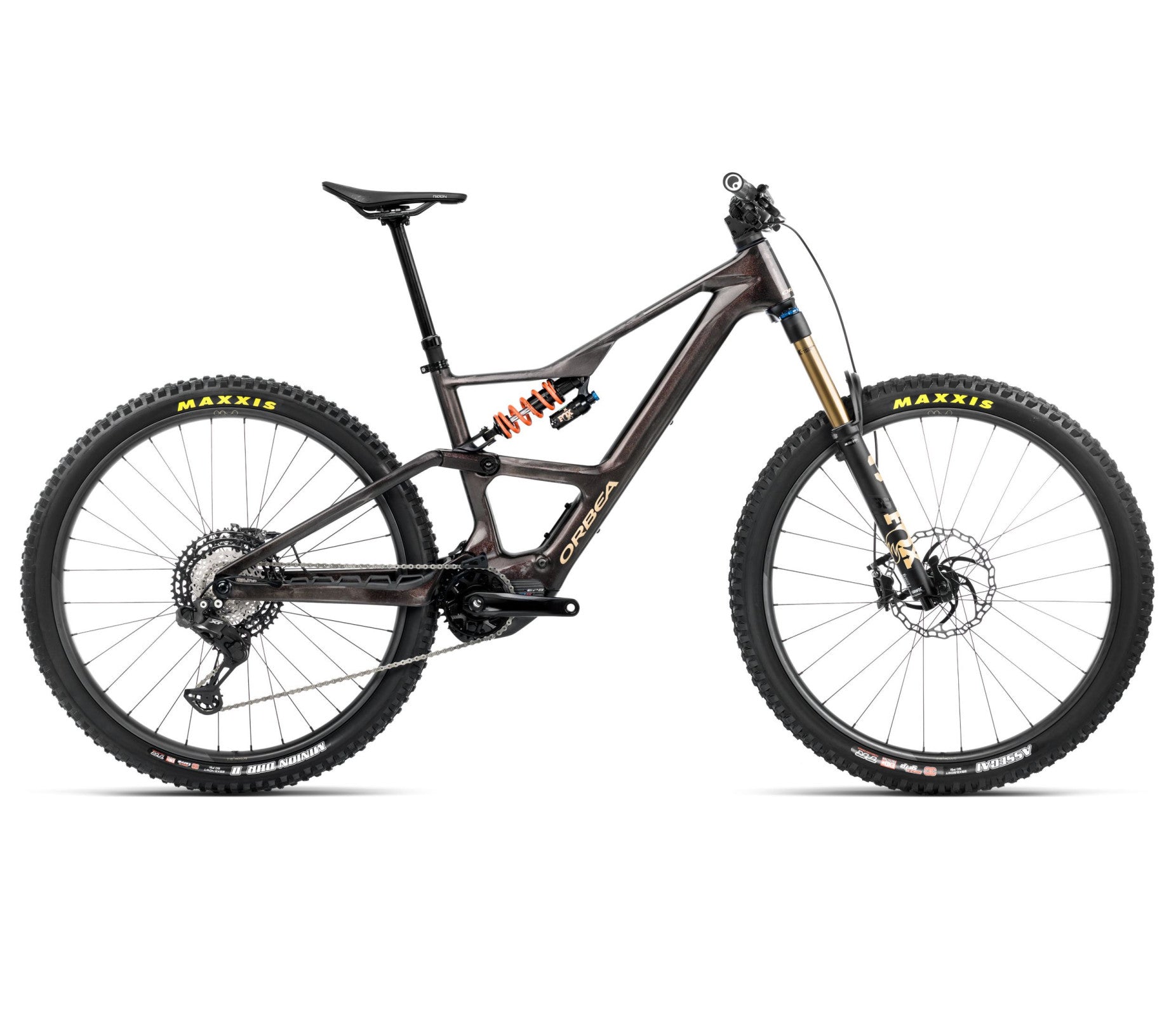 Elektrinis dviratis Orbea RISE LT M-TEAM 630W 20mph / Cosmic Carbon View - Golden Sand (Gloss)