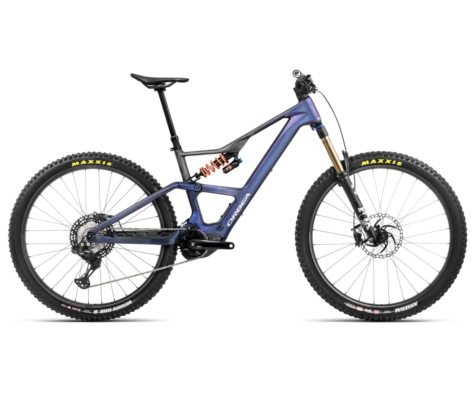 Elektrinis dviratis Orbea RISE LT M-TEAM 630W 20mph / Tanzanite Carbon View - Carbon Raw (Matt)