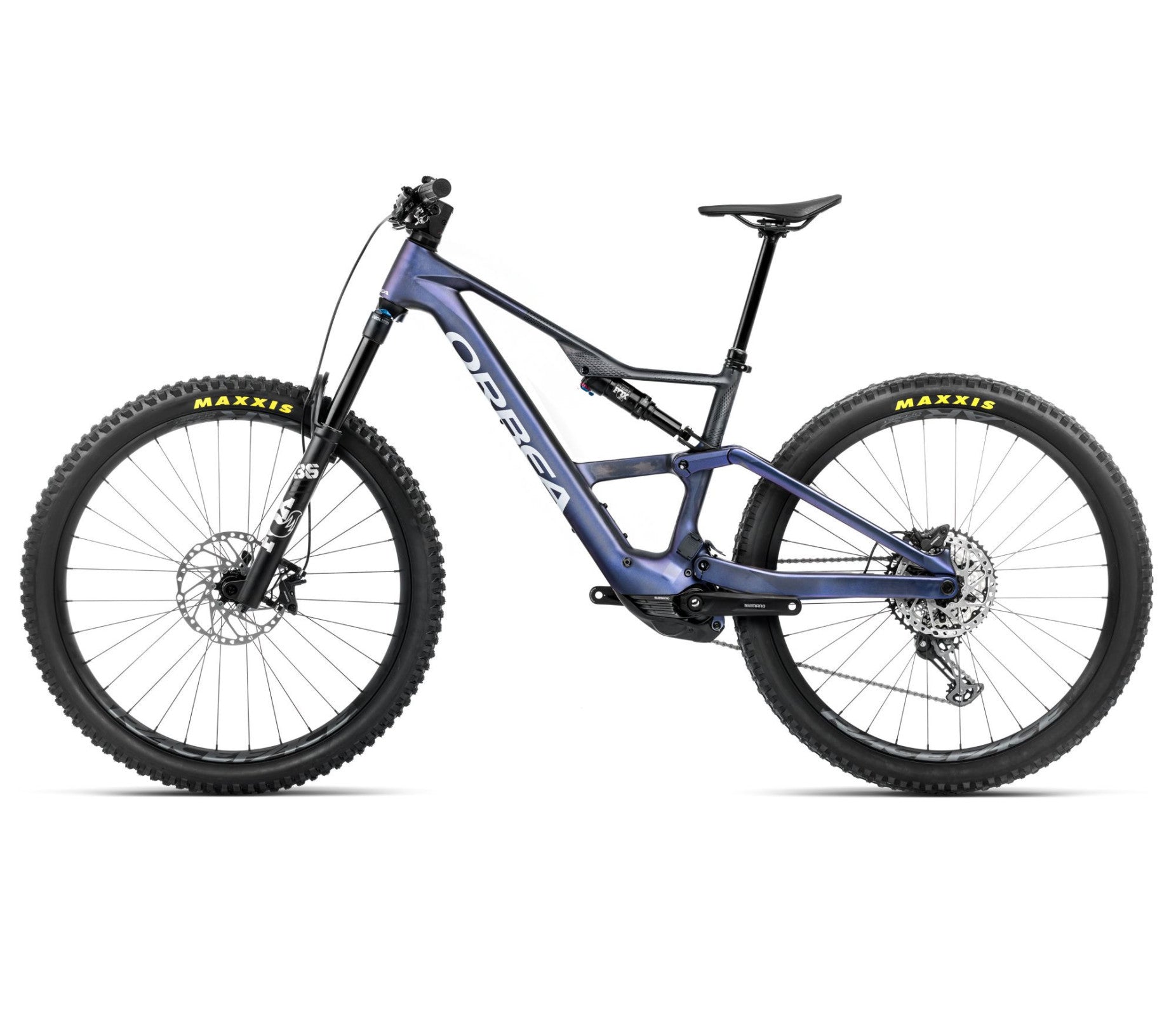 Elektrinis dviratis Orbea RISE LT M20 420W 20mph / Tanzanite Carbon View - Carbon Raw (Matt)