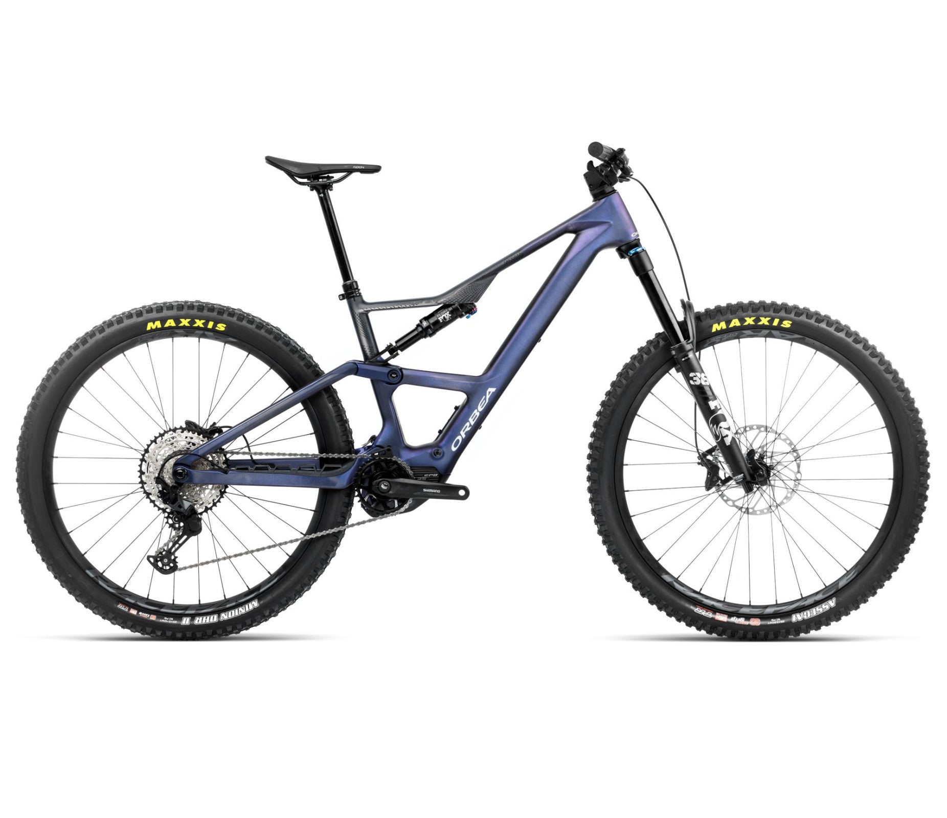 Elektrinis dviratis Orbea RISE LT M20 630W / Tanzanite Carbon View - Carbon Raw (Matt)