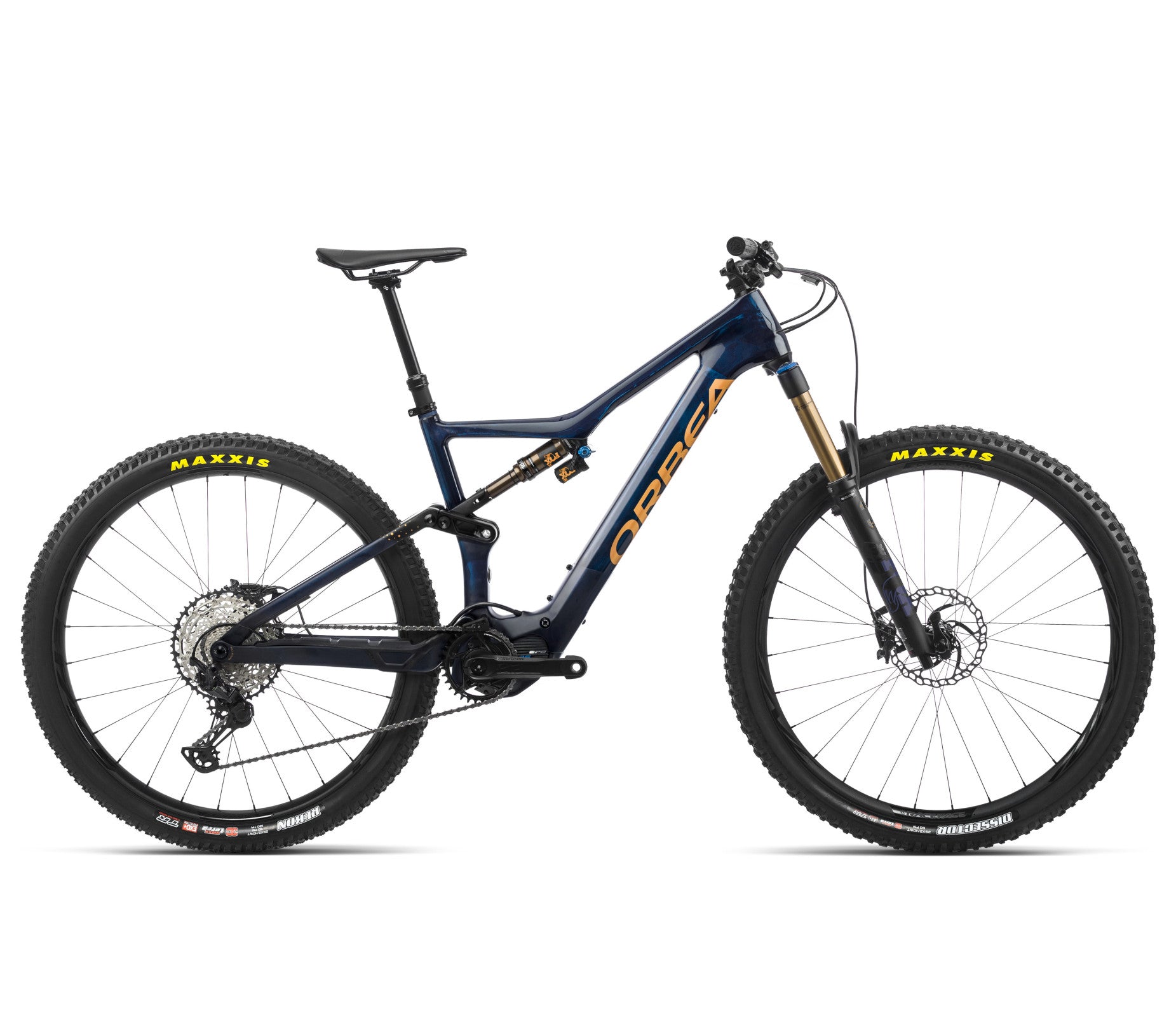 Orbea RISE M10 20mph XL Coal Blue - Red Gold (Gloss)