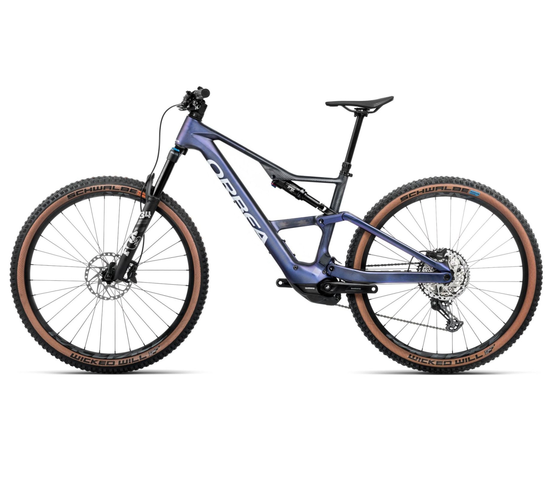Elektrinis dviratis Orbea RISE SL M20 420W 20mph / Tanzanite Carbon View - Carbon Raw (Matt)