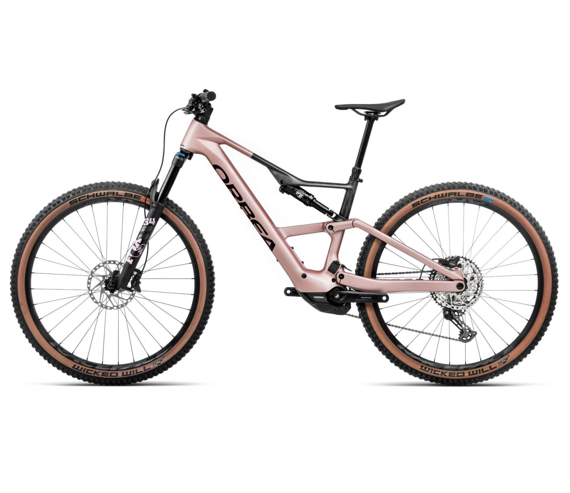 Elektrinis dviratis Orbea RISE SL M20 630W / Desert Rose - Carbon Raw (Matt)