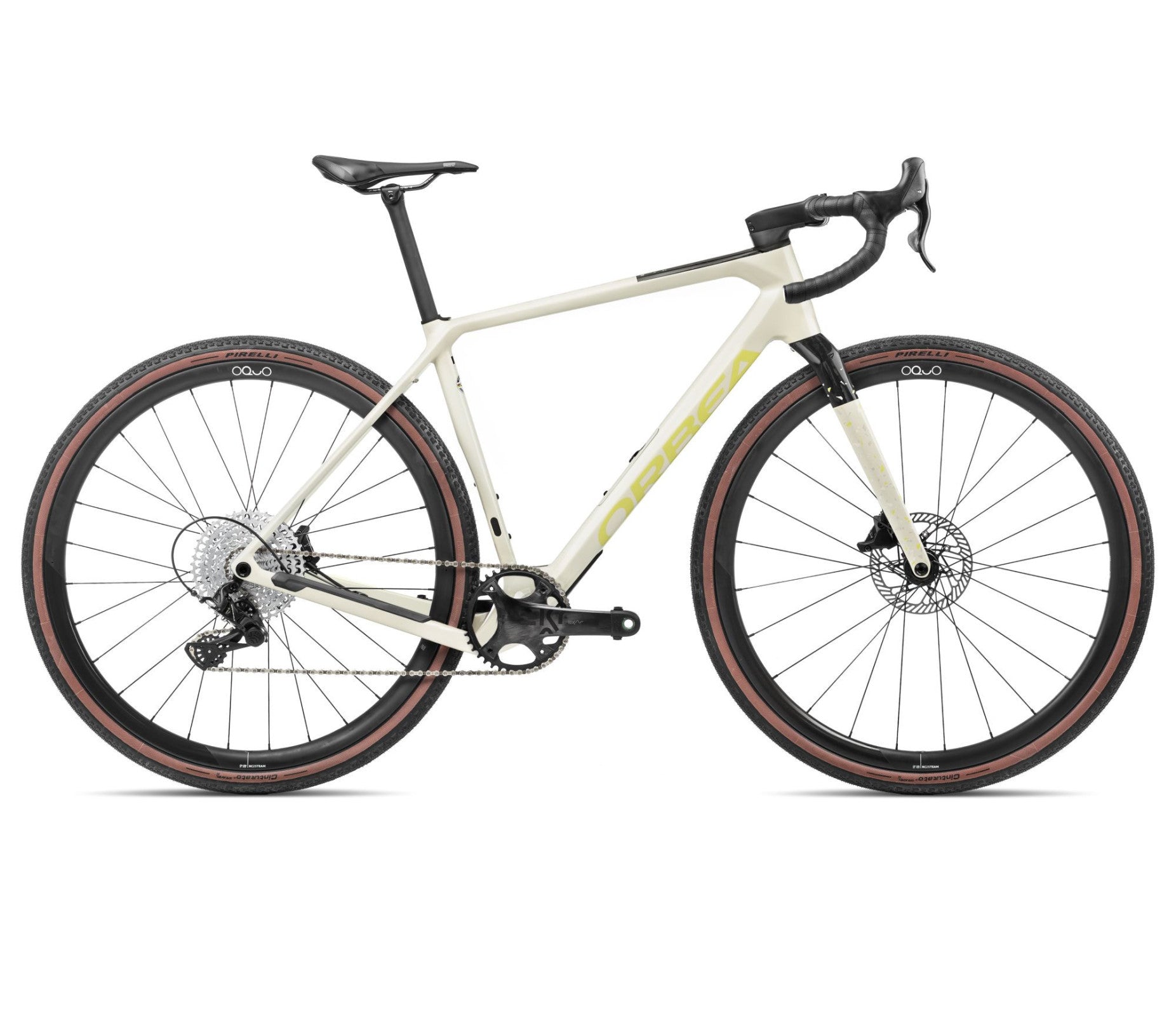 Dviratis Orbea TERRA M22TEAM 1X / Ivory White - Spicy Lime (Gloss)
