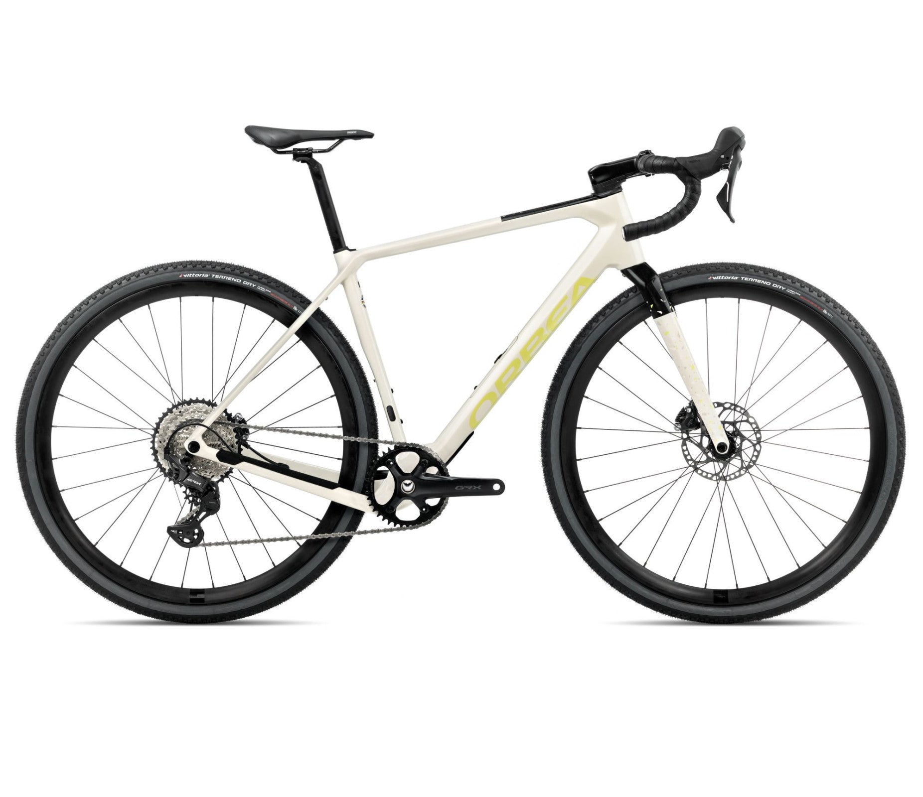 Dviratis Orbea TERRA M30TEAM 1X / Ivory White - Spicy Lime (Gloss)