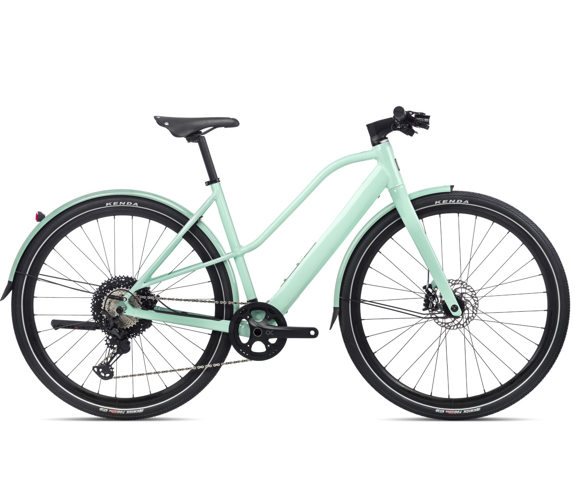 Elektrinis dviratis Orbea VIBE MID H10 MUD / Light Green (Gloss)