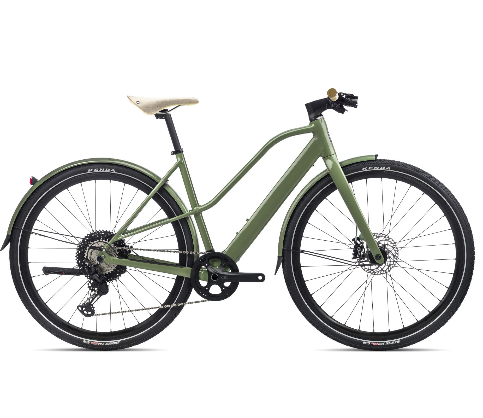 Elektrinis dviratis Orbea VIBE MID H10 MUD / Urban Green (Gloss)