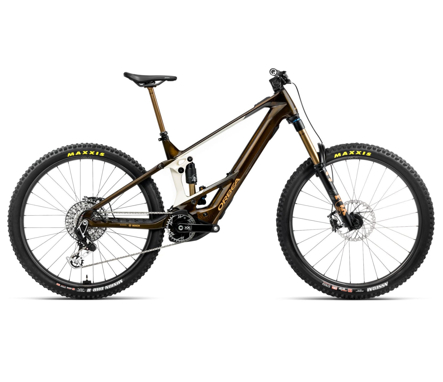Elektrinis dviratis Orbea WILD M-LTD 20mph / Caramel Carbon View (Gloss) - Cream White (Matt)