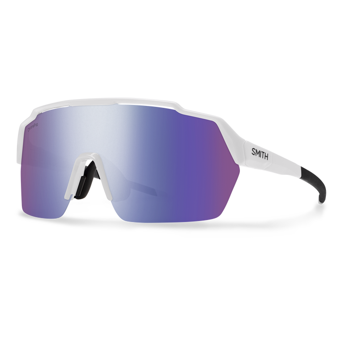 Akiniai Smith SHIFT SPLIT MAG / White + ChromaPop Violet Mirror