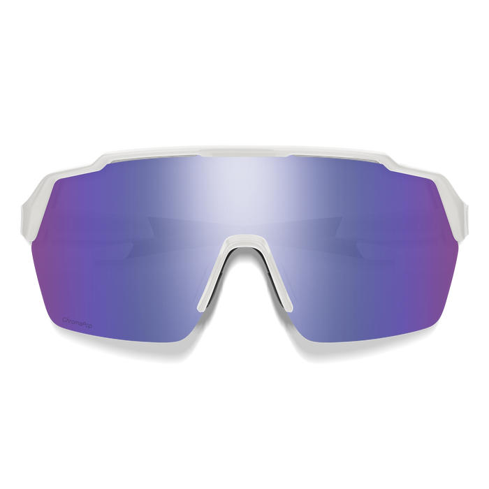Akiniai Smith SHIFT SPLIT MAG / White + ChromaPop Violet Mirror