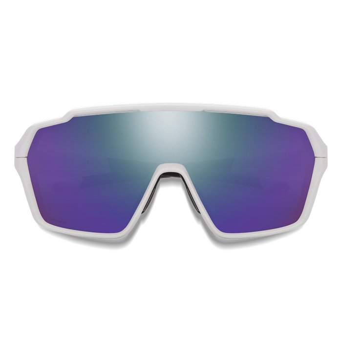 Akiniai Smith SHIFT MAG / White + ChromaPop Violet Mirror