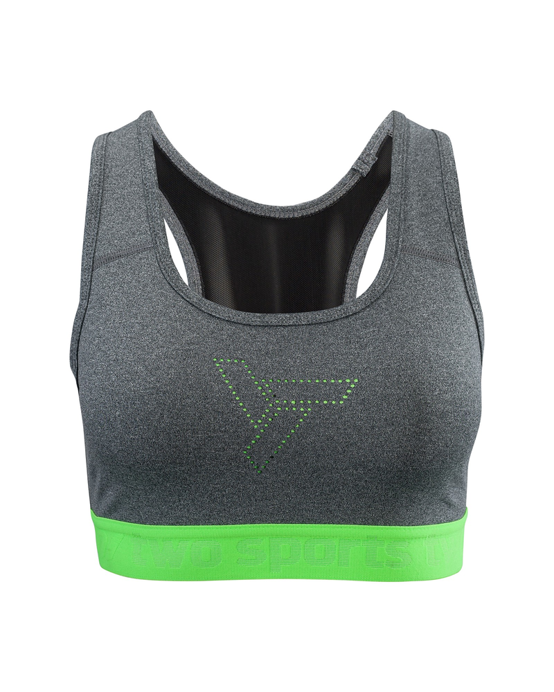 Sportinė liemenėlė Silvini Arnata / Grey Lime Green
