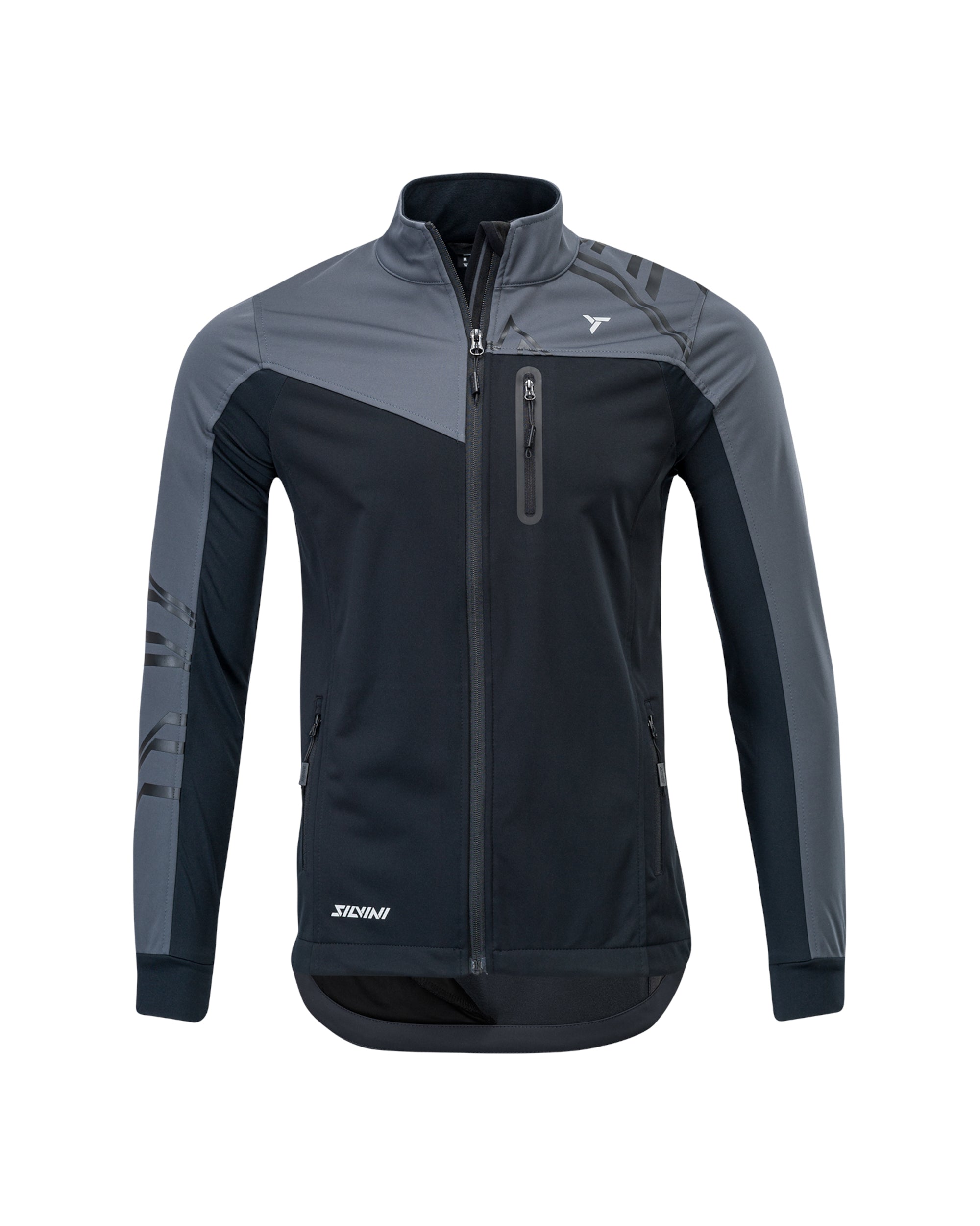 Vyriška striukė Silvini Casino / Black Grey