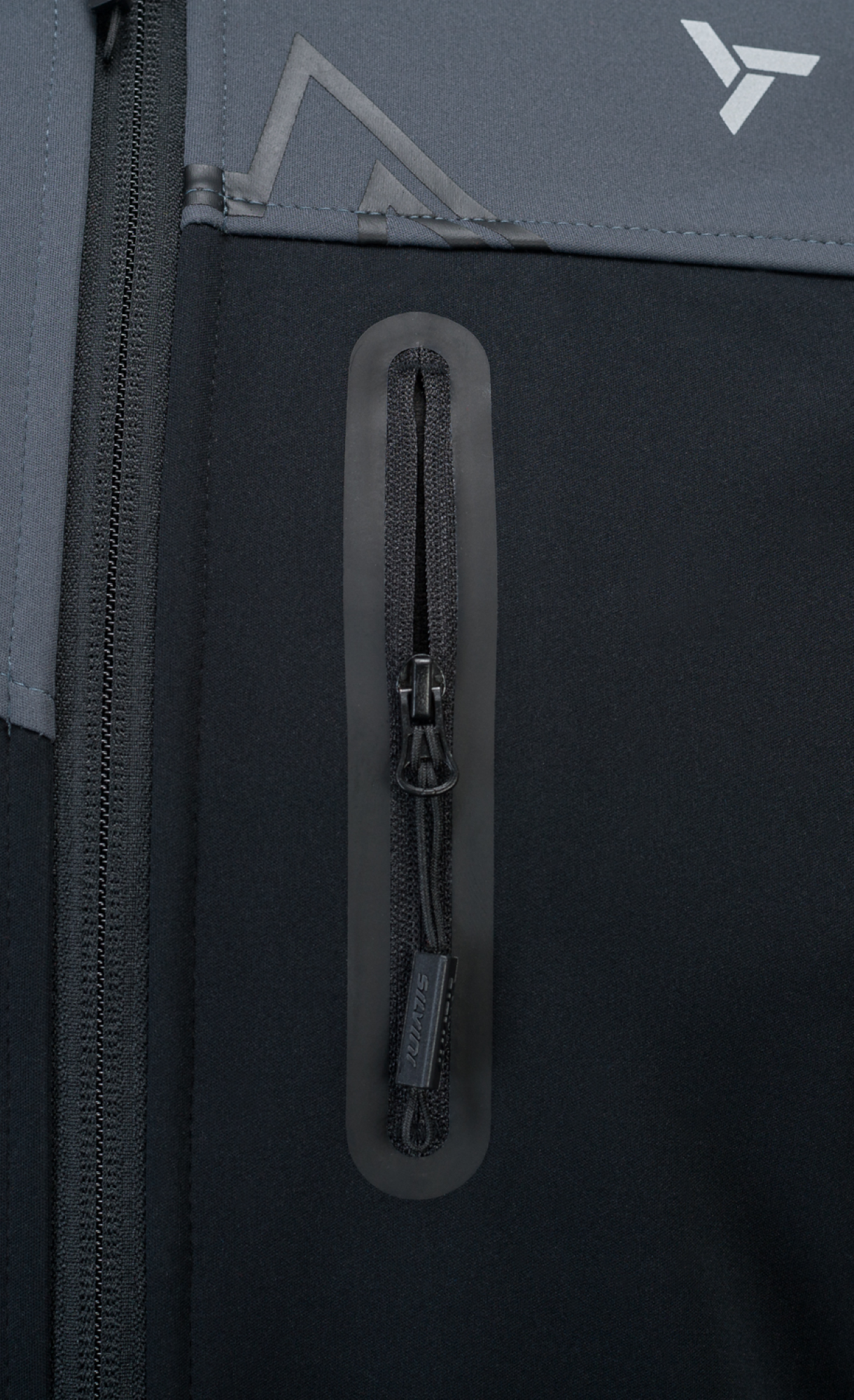 Vyriška striukė Silvini Casino / Black Grey