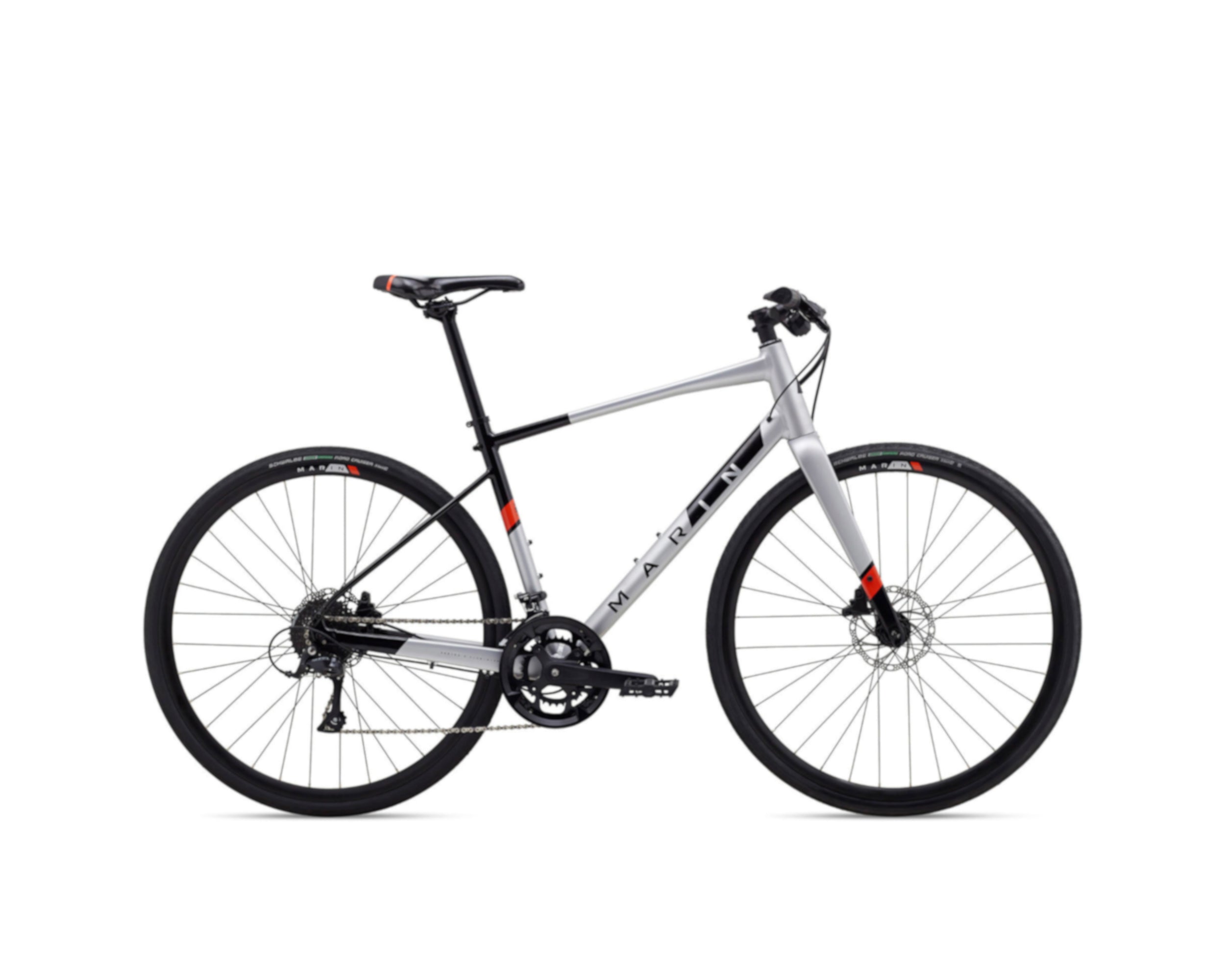 Dviratis Marin Fairfax 3 / Silver Black