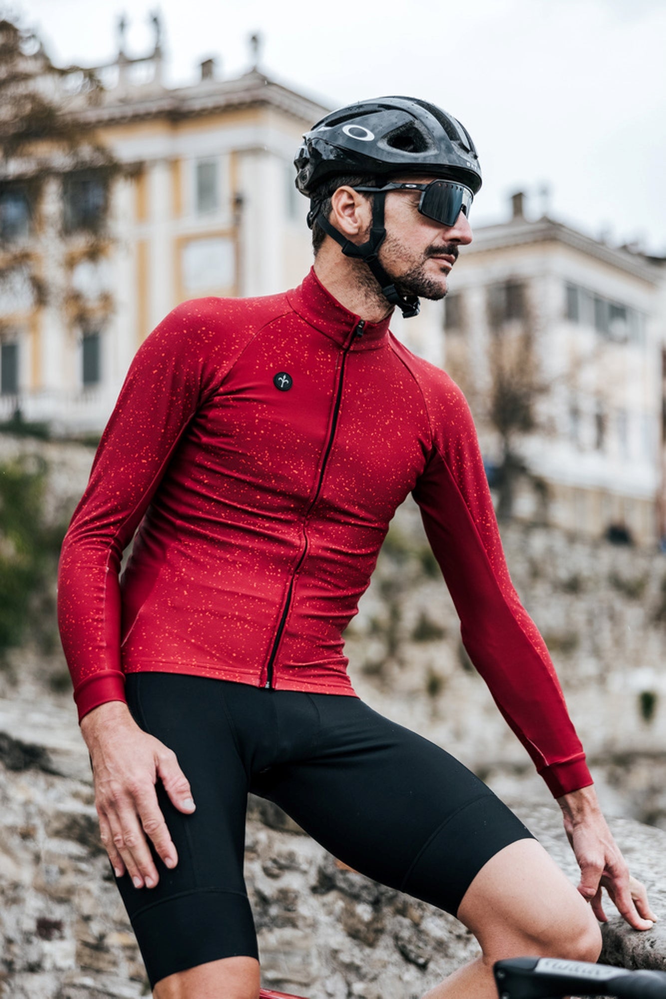 Marškinėliai ilgomis rankovėmis Wilier Kosmos / Red