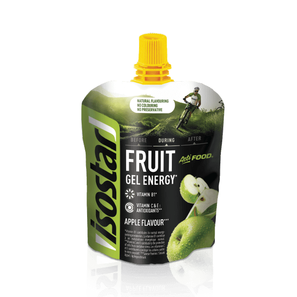 Isostar geliukas Actifood Apple Fruit Gel Energy 90g