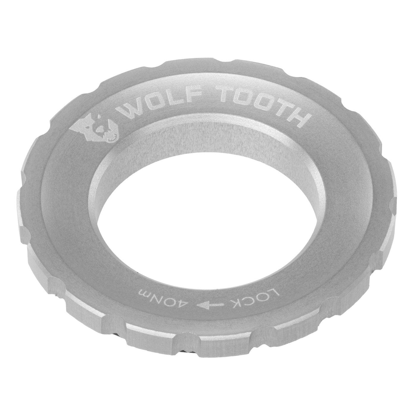Stabdžių disko veržlė Wolf Tooth Centerlock External Spline / Silver