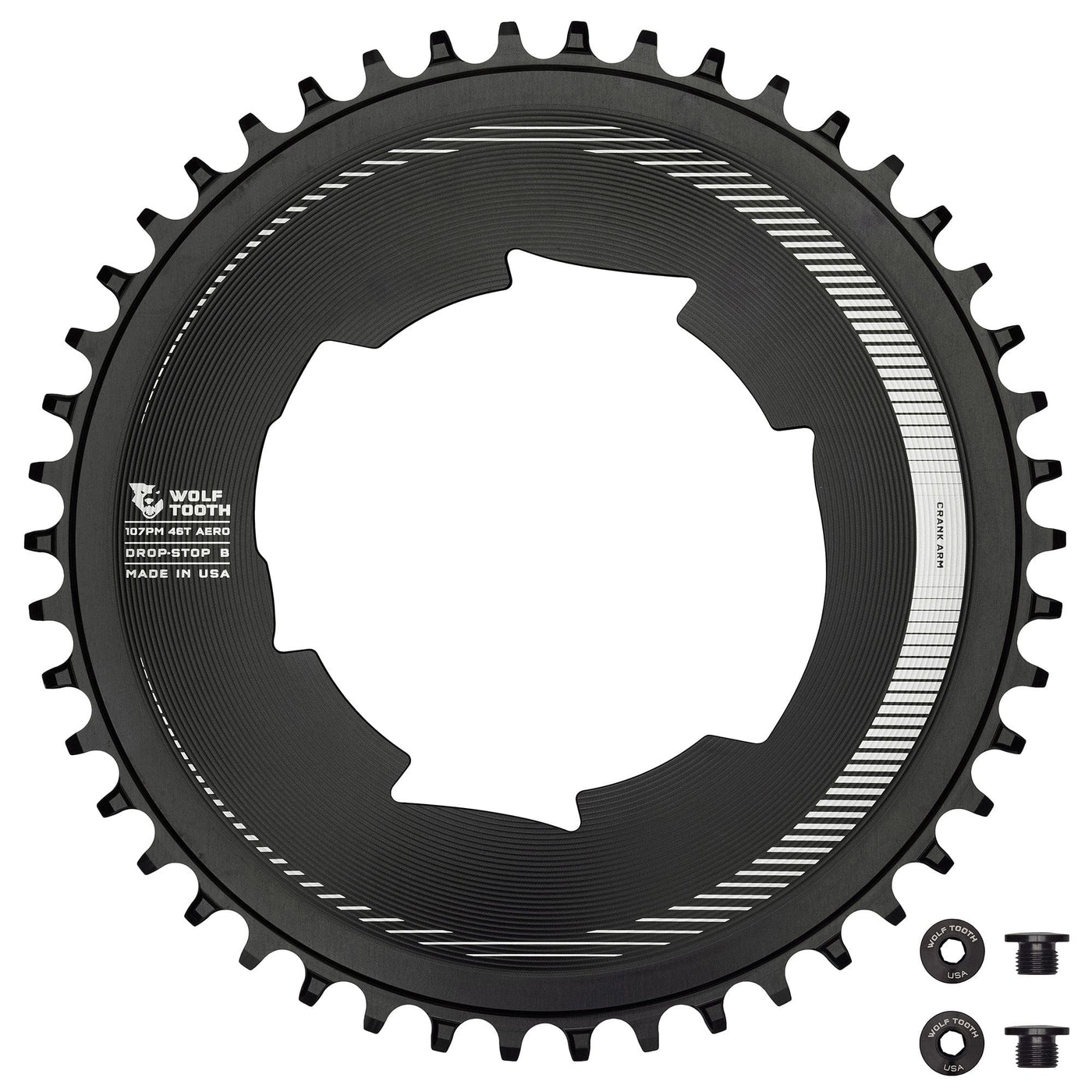 Dantratis Wolf Tooth Aero 107 BCD Chainrings for SRAM / 46T