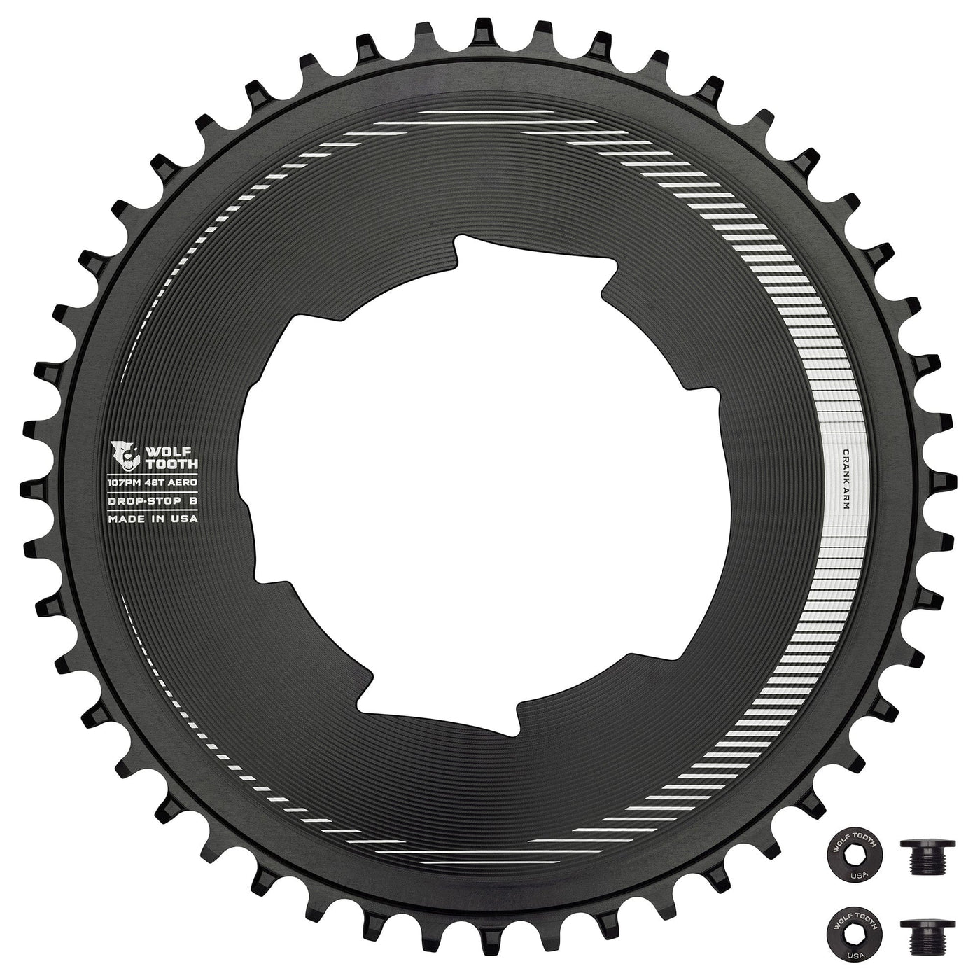 Dantratis Wolf Tooth Aero 107 BCD Chainrings for SRAM / 48T