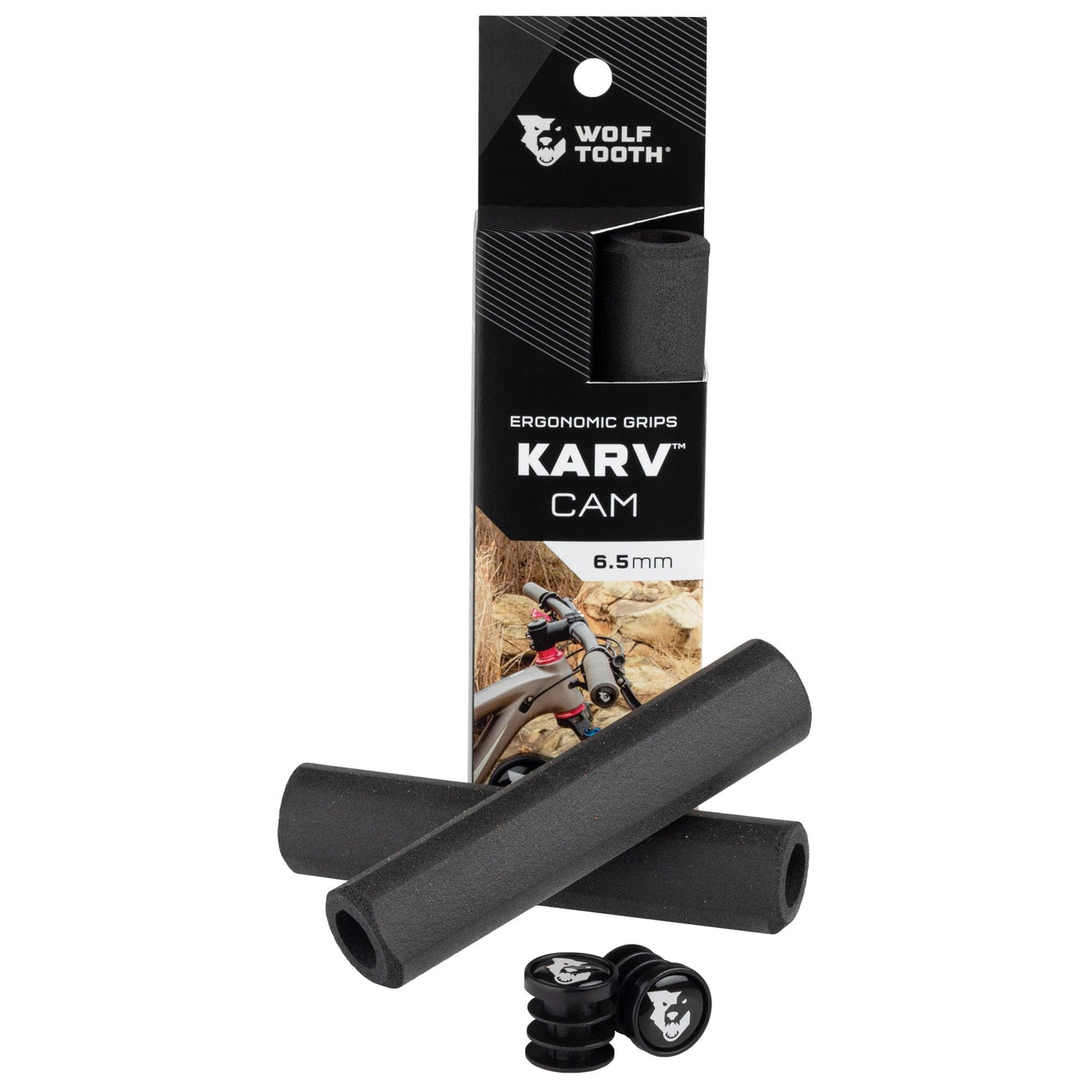 Rankenėlės Wolf Tooth Karv Cam Grips / Black