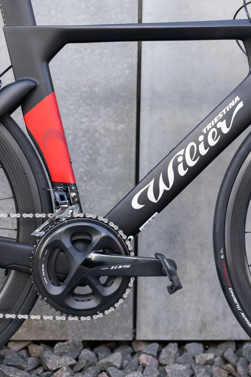 Dviratis Wilier Time Trial (naudotas) / Black Red