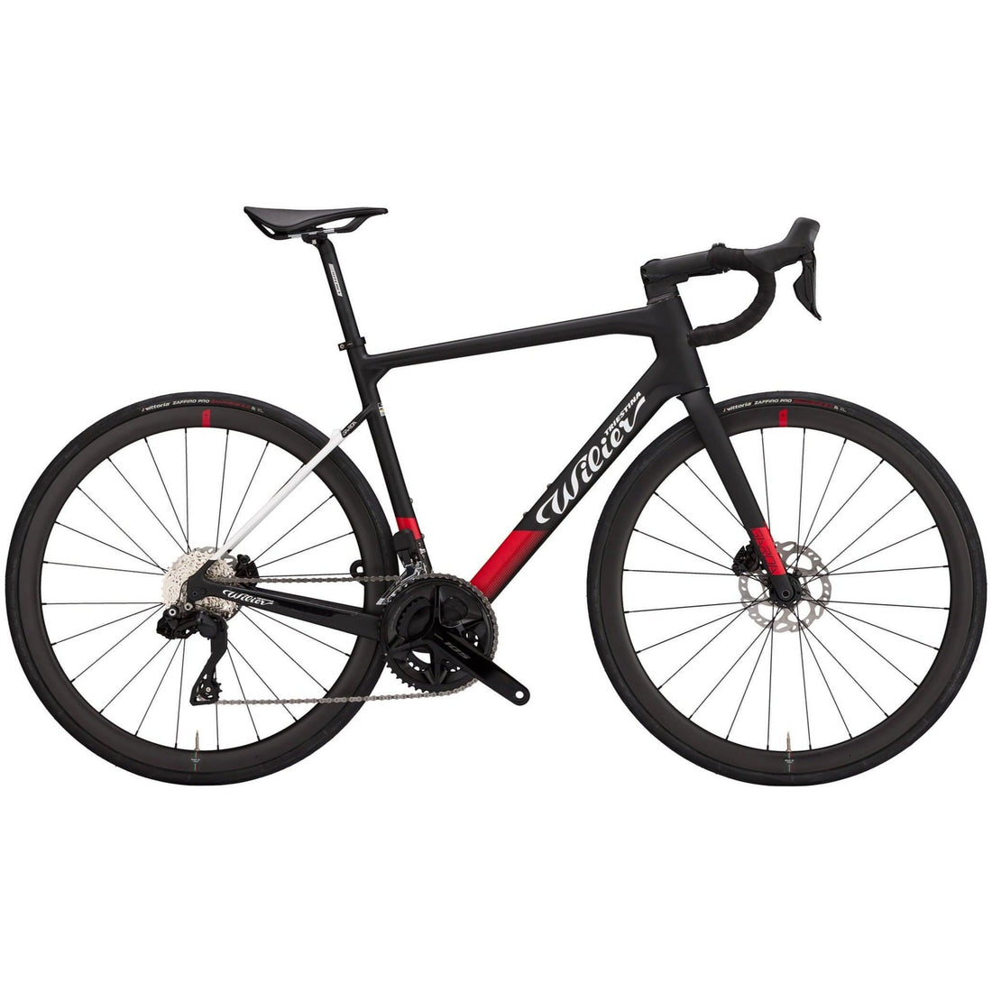 Dviratis Wilier Garda Disc 105DI2 2x12 NDR38 / Black Red