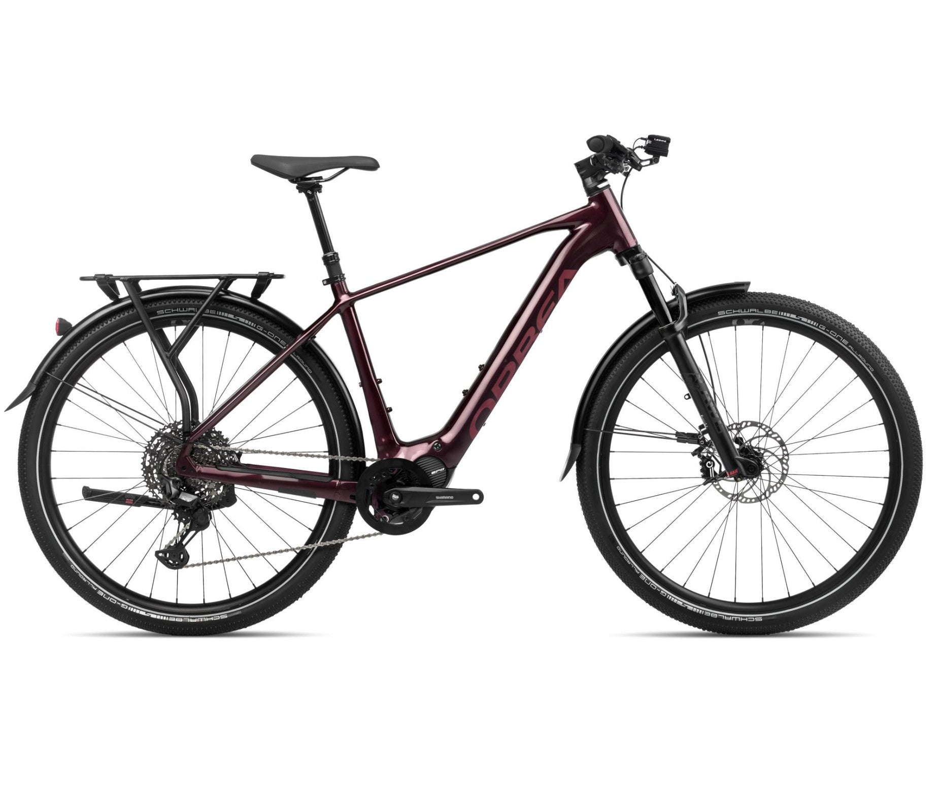 Elektrinis dviratis Orbea KEMEN 10 / Metallic Burgundy Red (Gloss Matt)