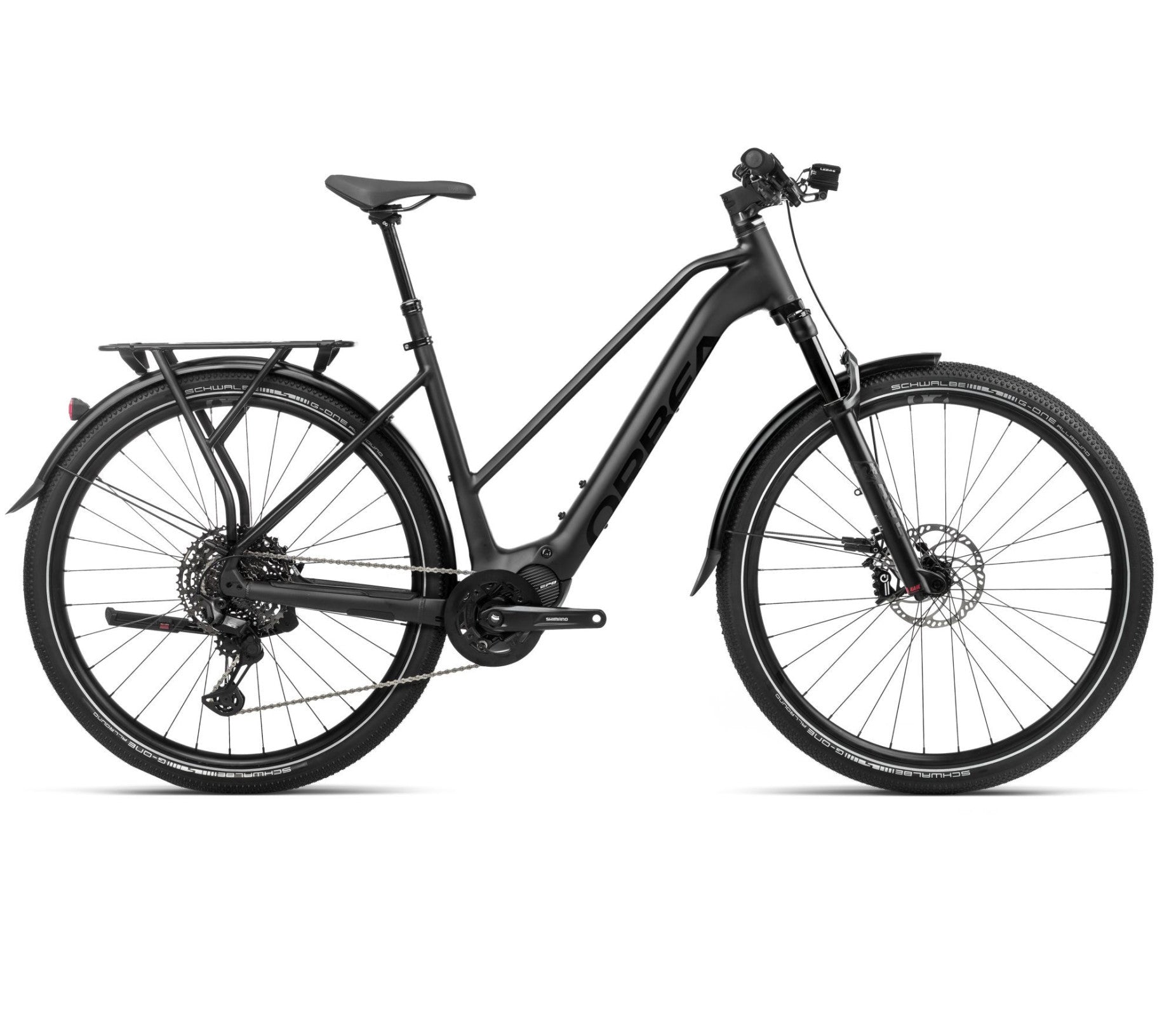 Elektrinis dviratis Orbea KEMEN MID 10 / Metallic Night Black (Matt-Gloss)