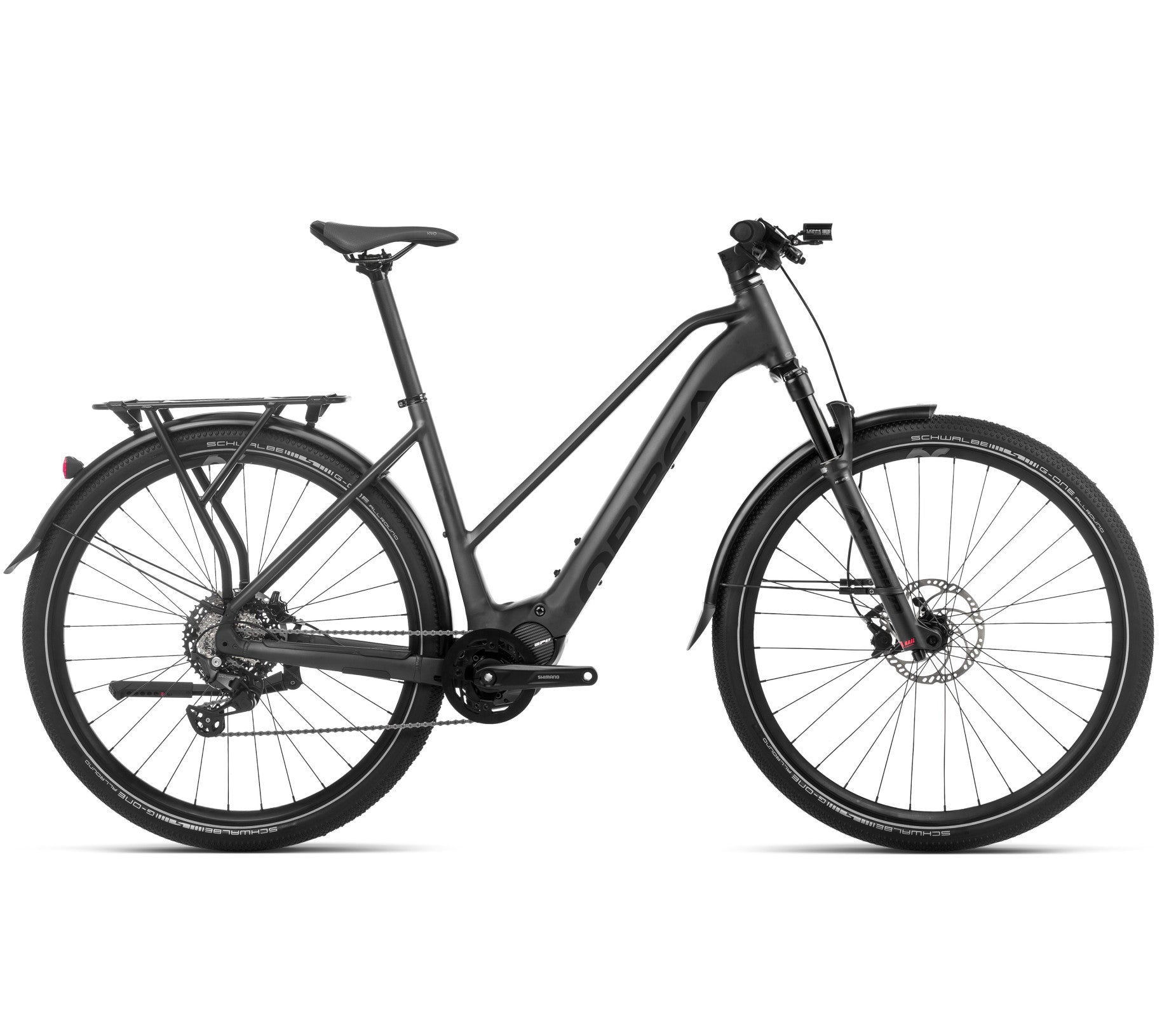Elektrinis dviratis Orbea KEMEN MID 30 20mph / Metallic Night Black (Matt-Gloss)